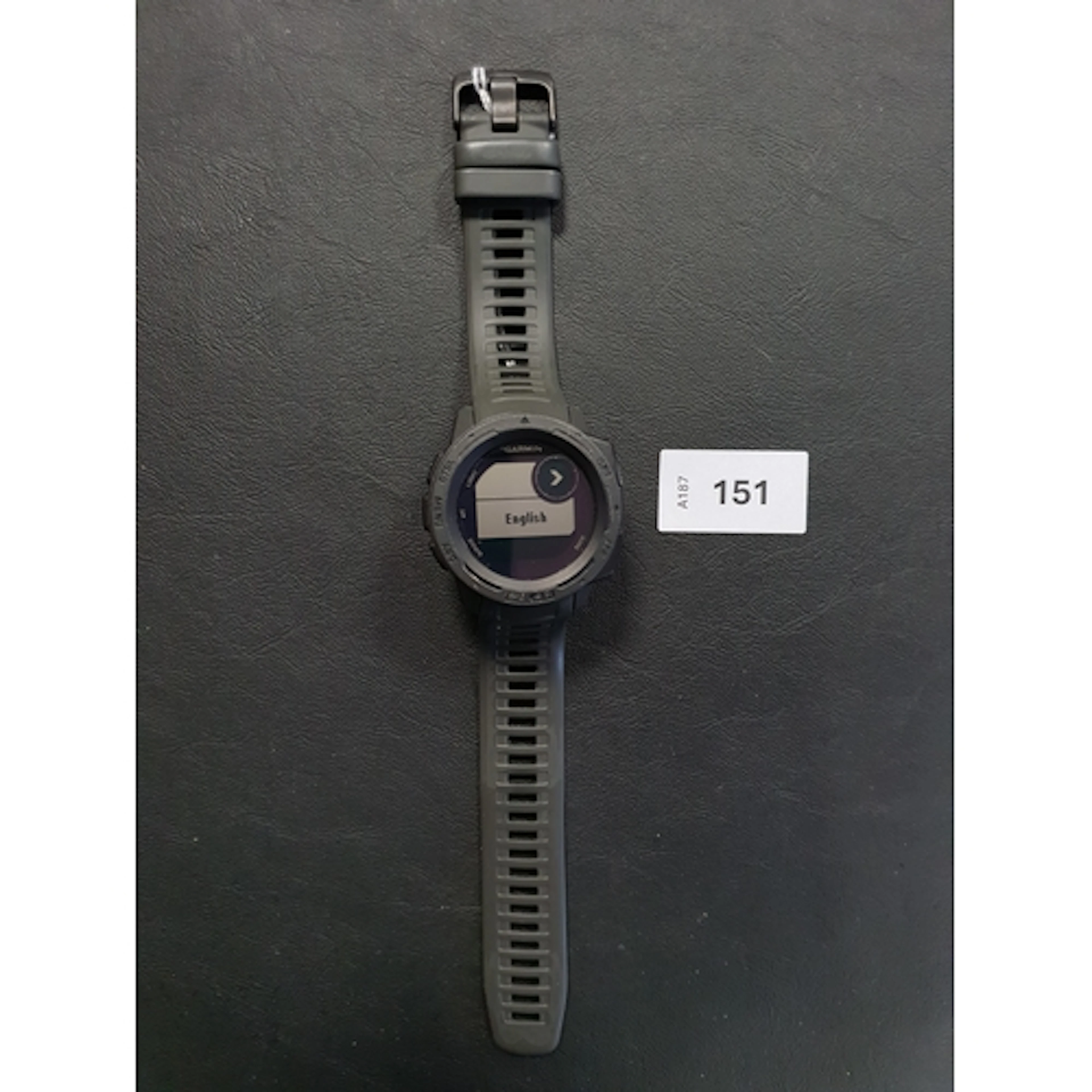 GARMIN INSTINCT SOLAR WATCH Wiped Note: It is the buyer's re...