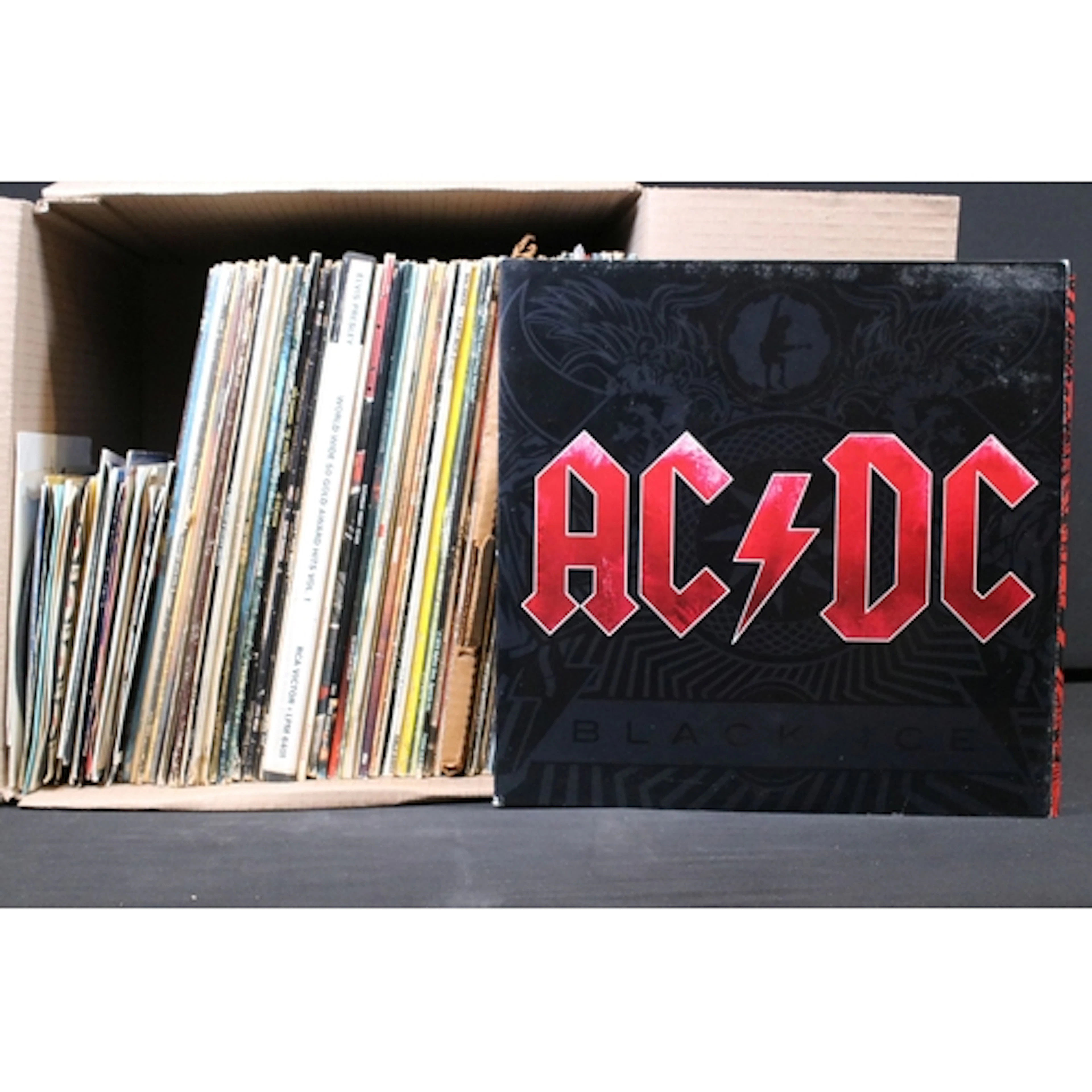Vinyl - Over 55 LPs, 1 12 inch single and 27 7" singles to i...