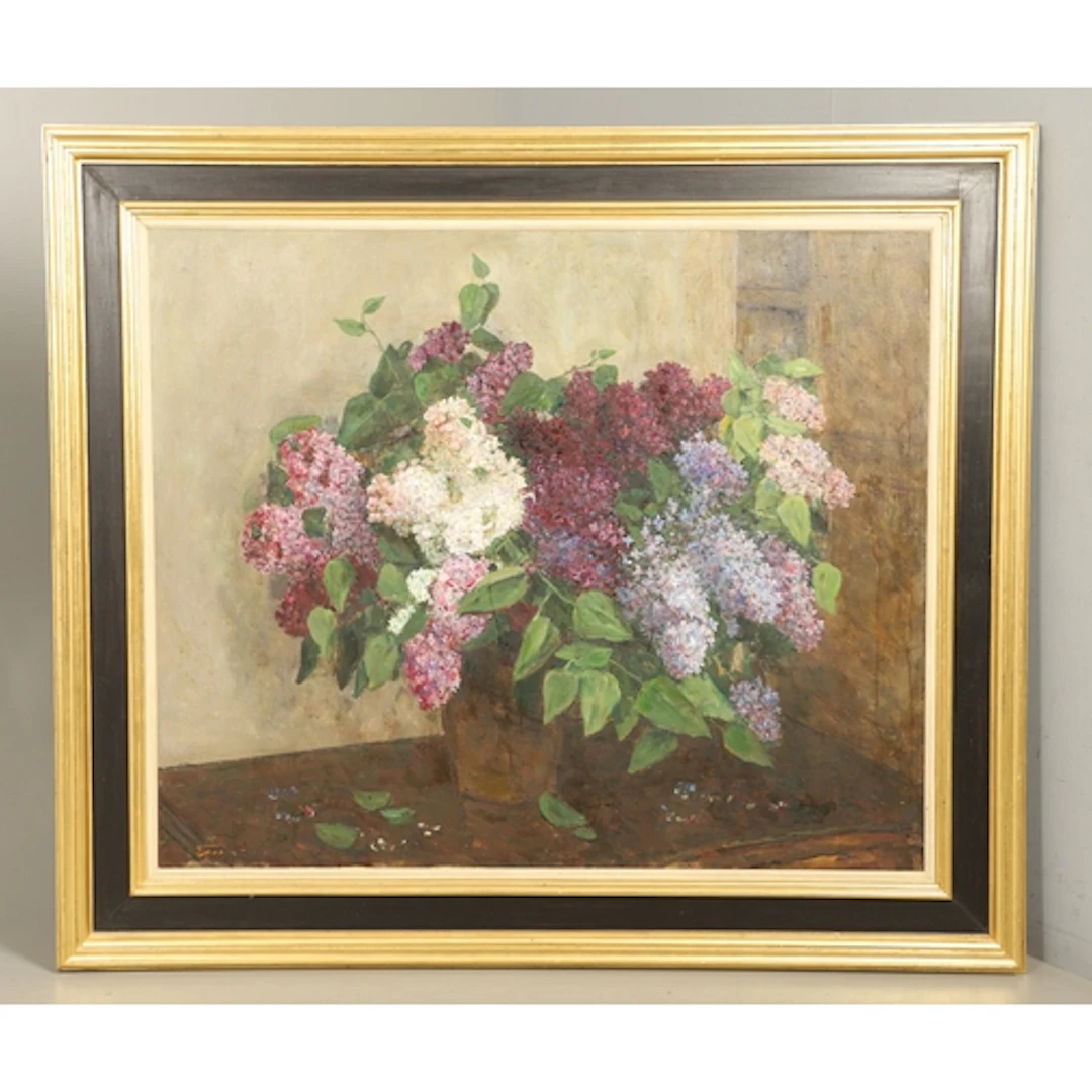 VLADIMIR GEORGIEVICH GREMITSKIKH (1916-1991). LILACS. (d) Si...