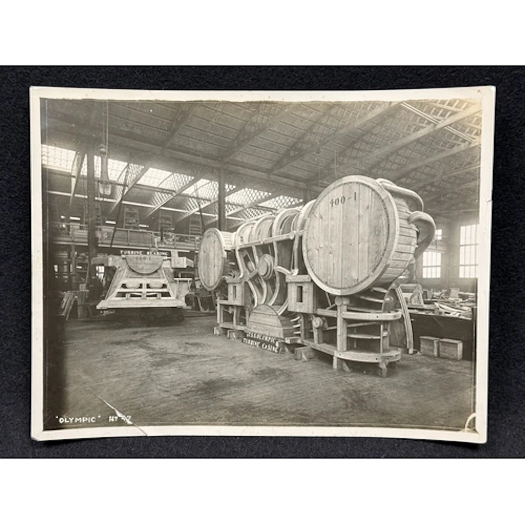 R.M.S. Olympic: R.M.S. Olympic: Rare original photograph pe...