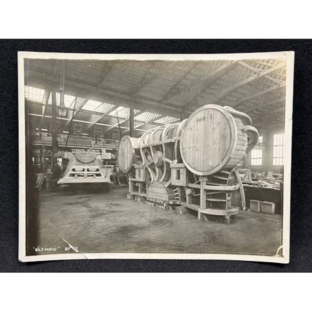 R.M.S. Olympic: R.M.S. Olympic: Rare original photograph pe...