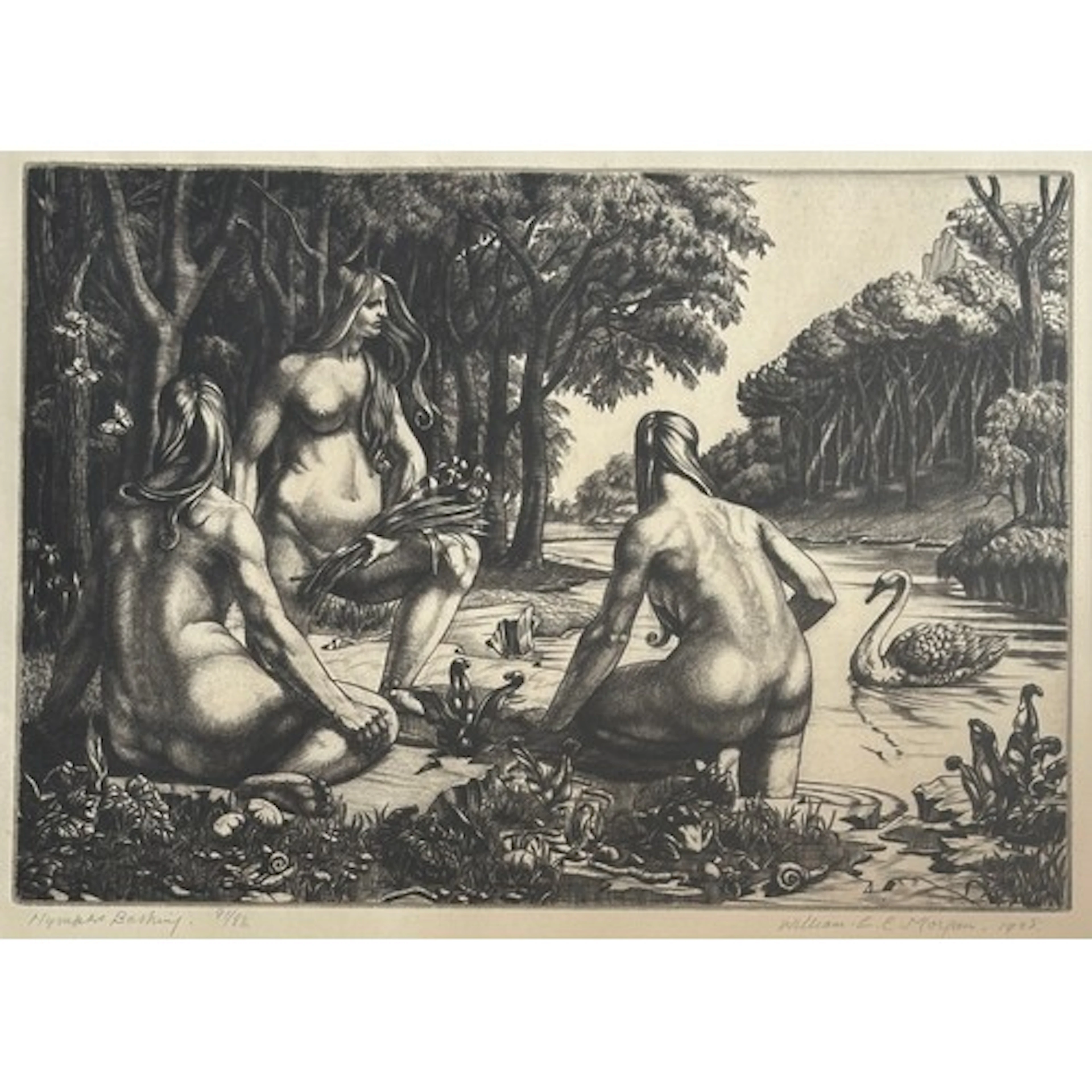 William Evan Charles Morgan (1903 - 1979). Nymphs Bathing, 1...