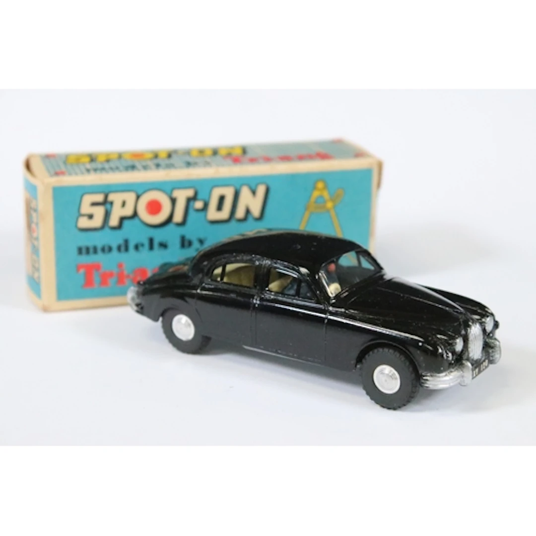 Boxed Triang Spot On 256 Jaguar Police Car diecast model wit...