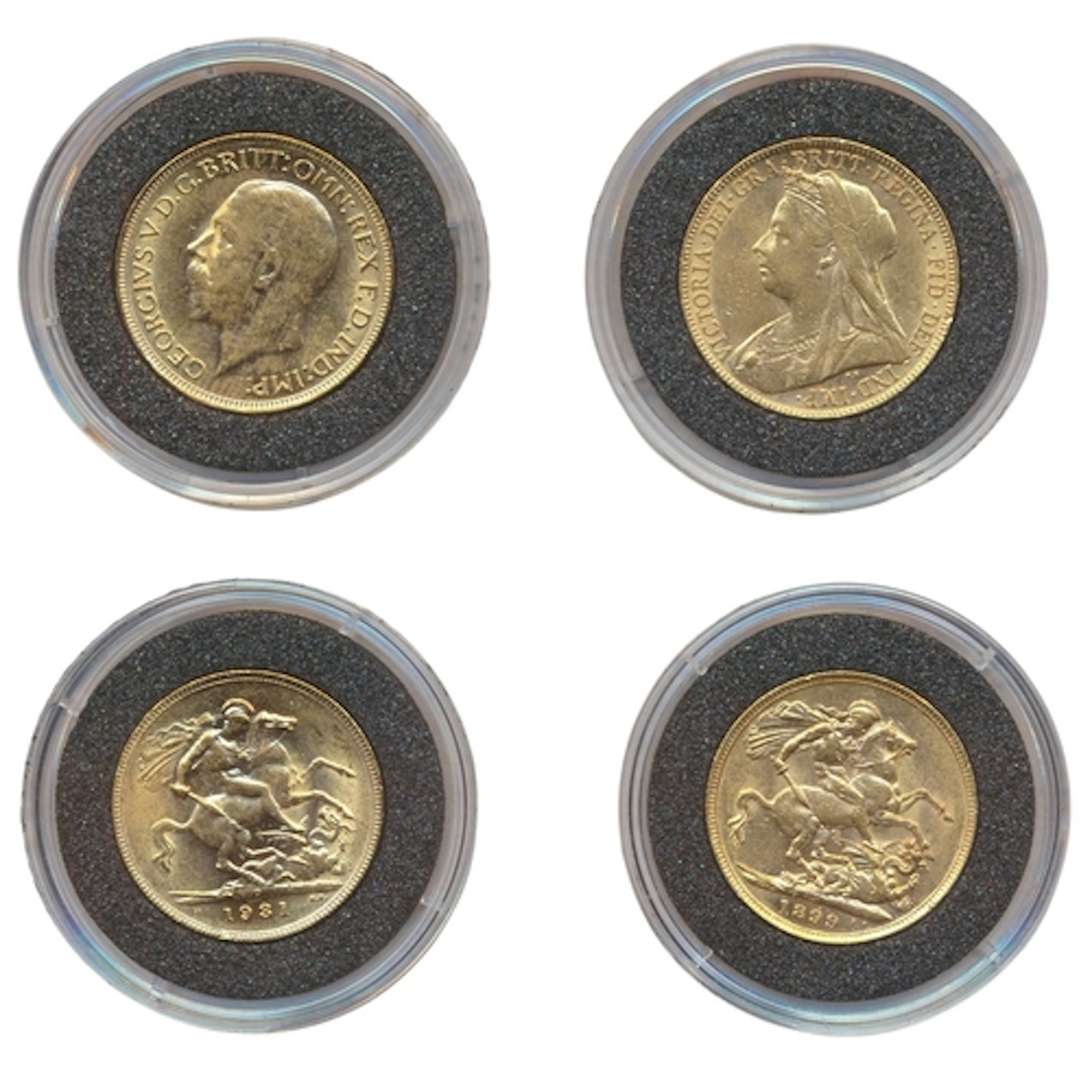 Investment Gold Lot - Documents Required. Sovereign cased tw...