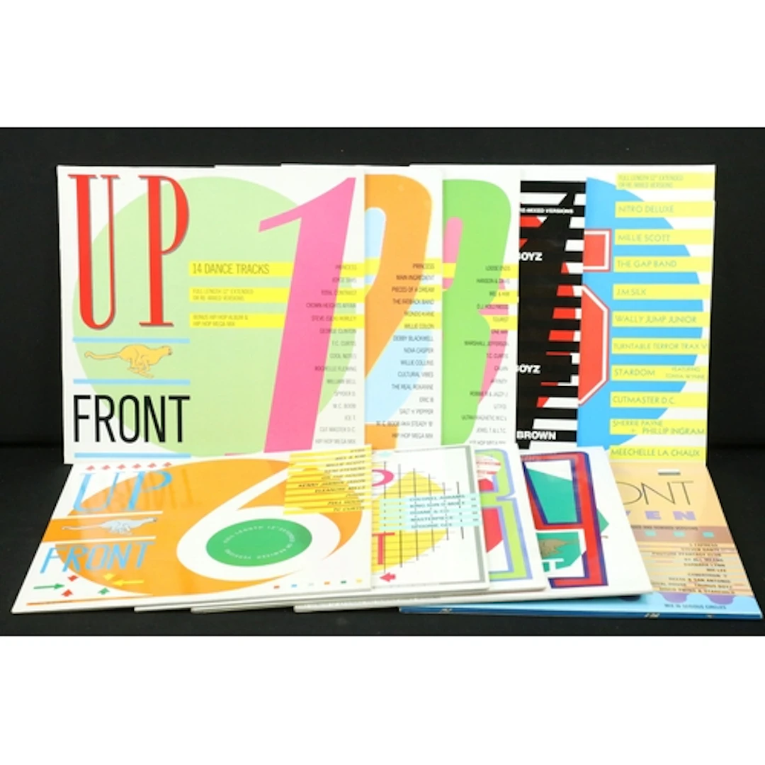 Vinyl - 11 Up Front compilation LPs. Vg+ overall