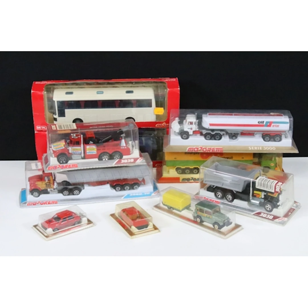 Ten boxed / cased Majorette diecast models to include 3030 E...