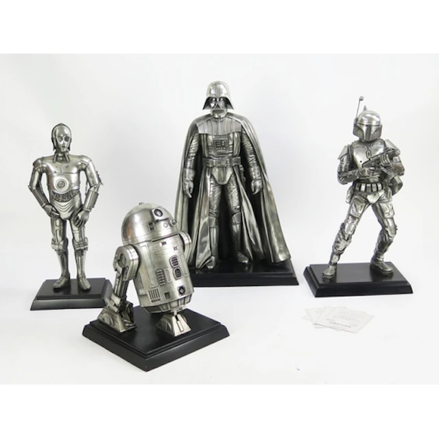 Star Wars Set of 4 Sculptors Limited Editions 438/2500 by Co...