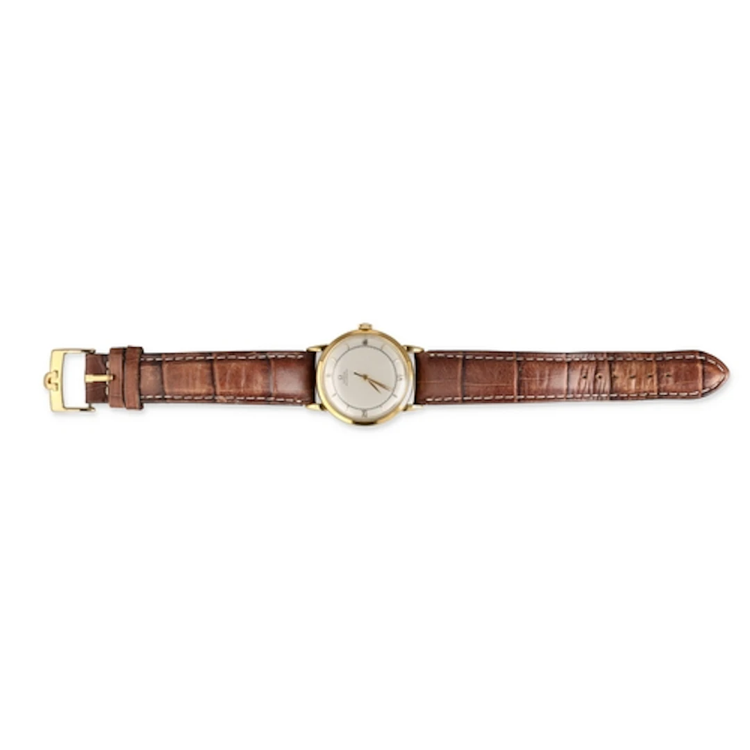 AN 18CT GOLD OMEGA BUMPER AUTOMATIC WRISTWATCH Case number '...