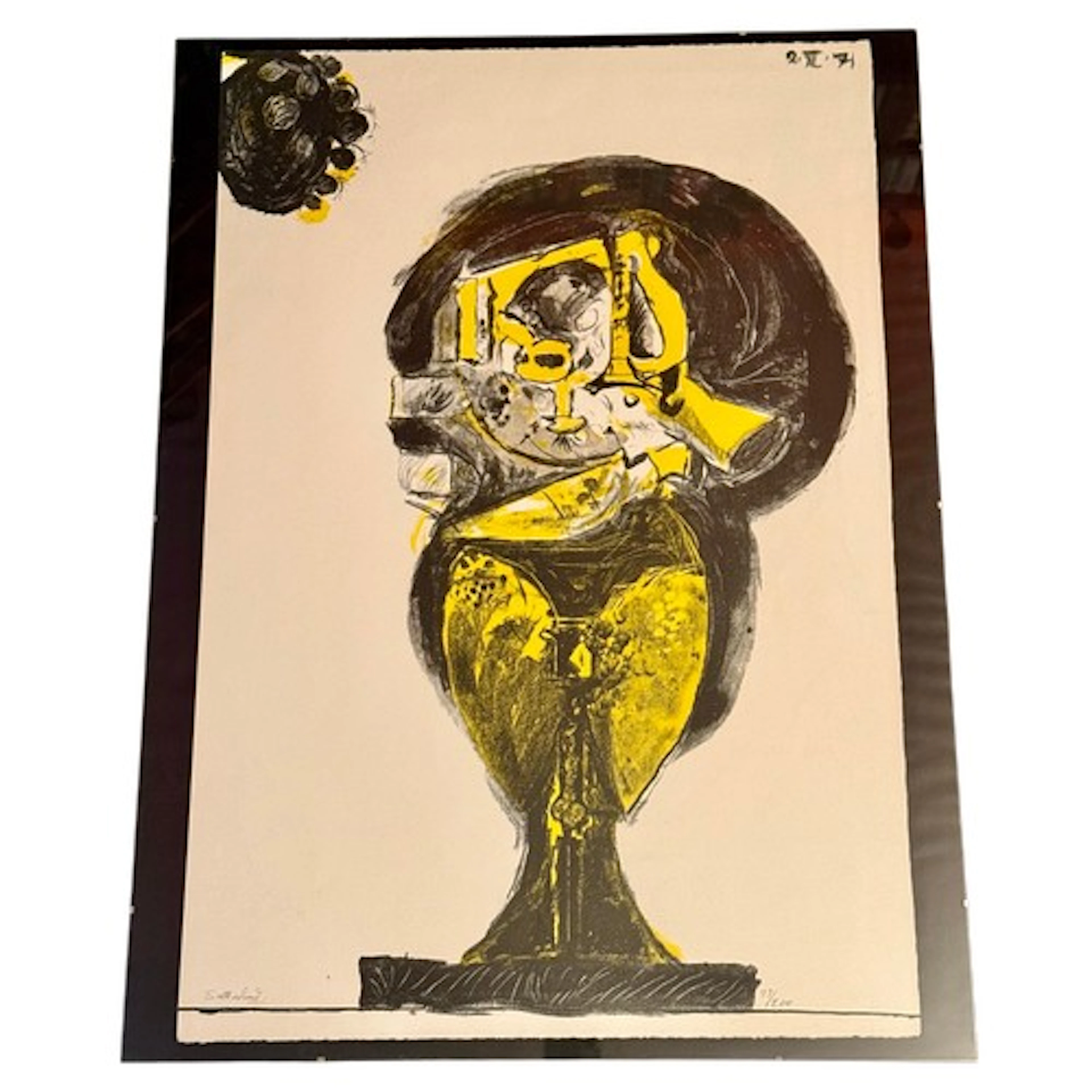 Graham Sutherland ‘Standing Rock Form’ limited edition litho...