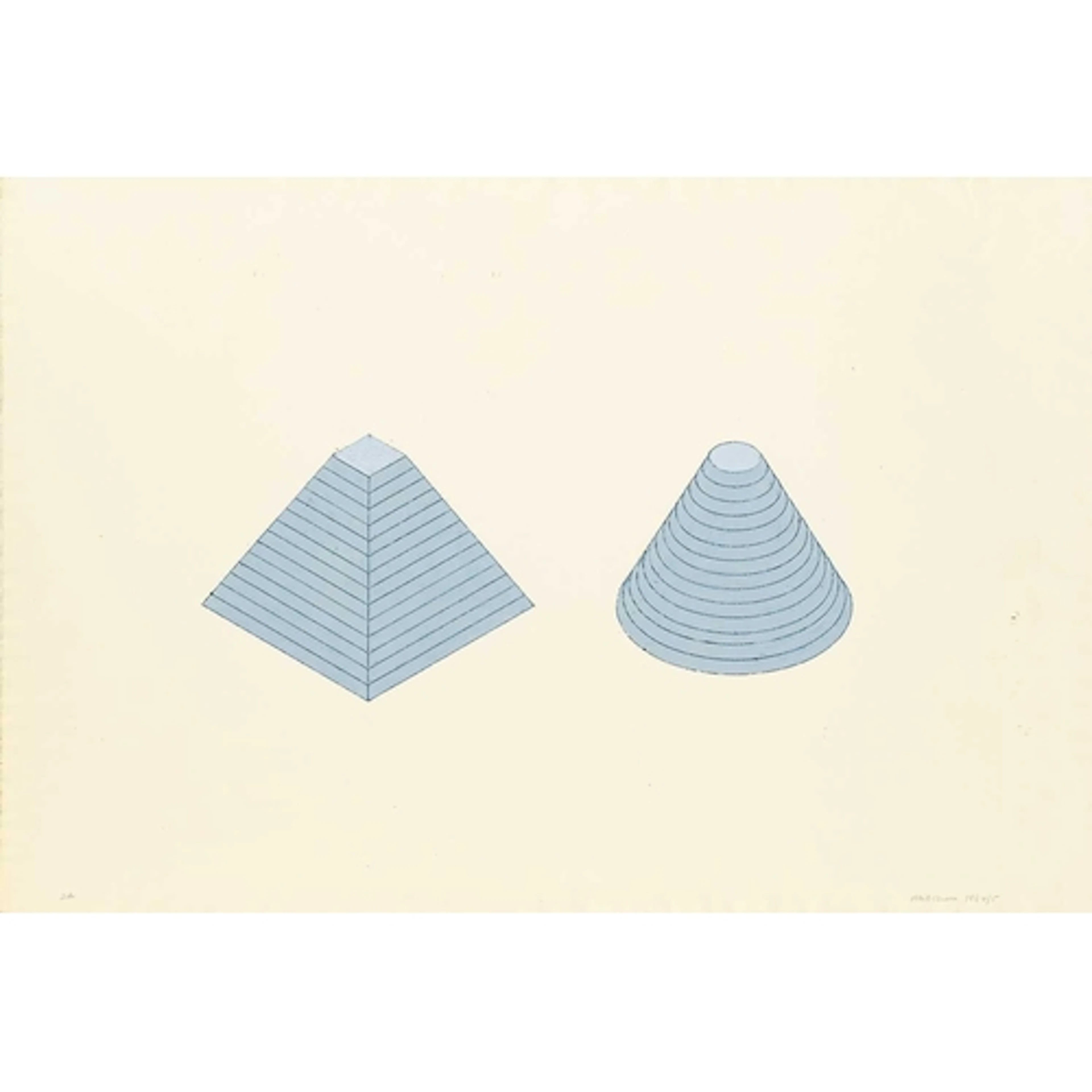 John MITCHELL (1943-2014) Five Works Eight traced and transf...