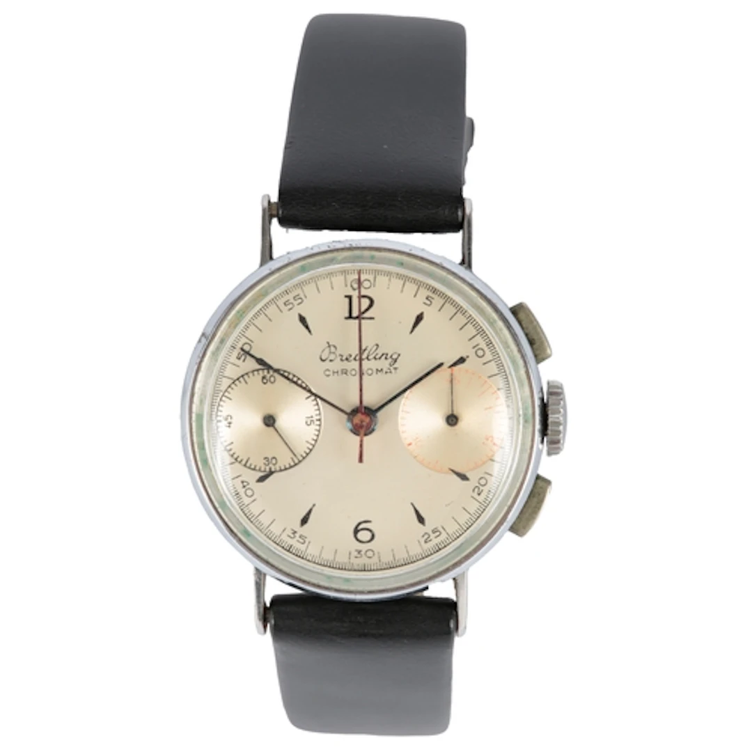 A gentleman's 1940's/1950's stainless steel Breitling Chronm...