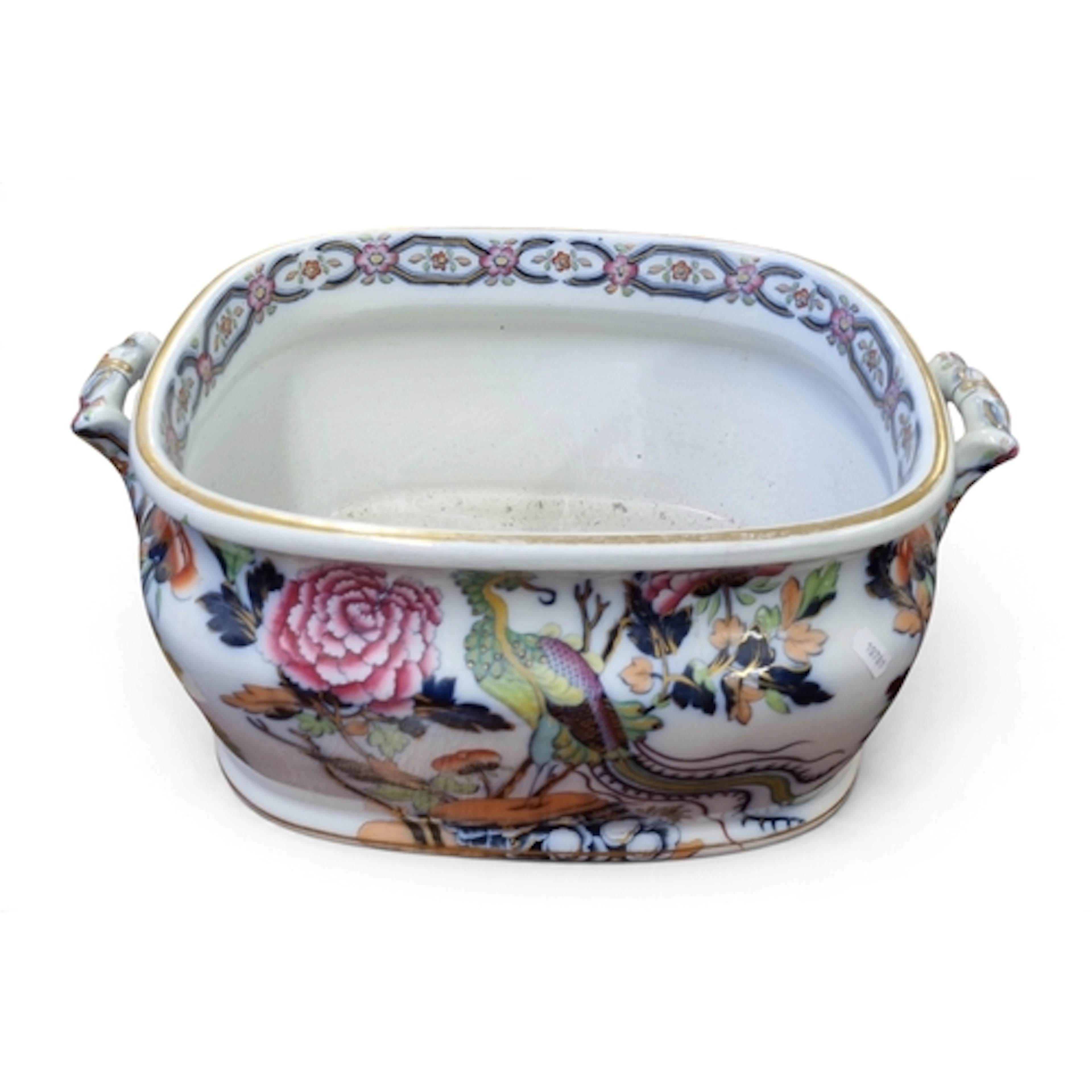 A good 19th Century Footbath possibly Masons with the Imari ...