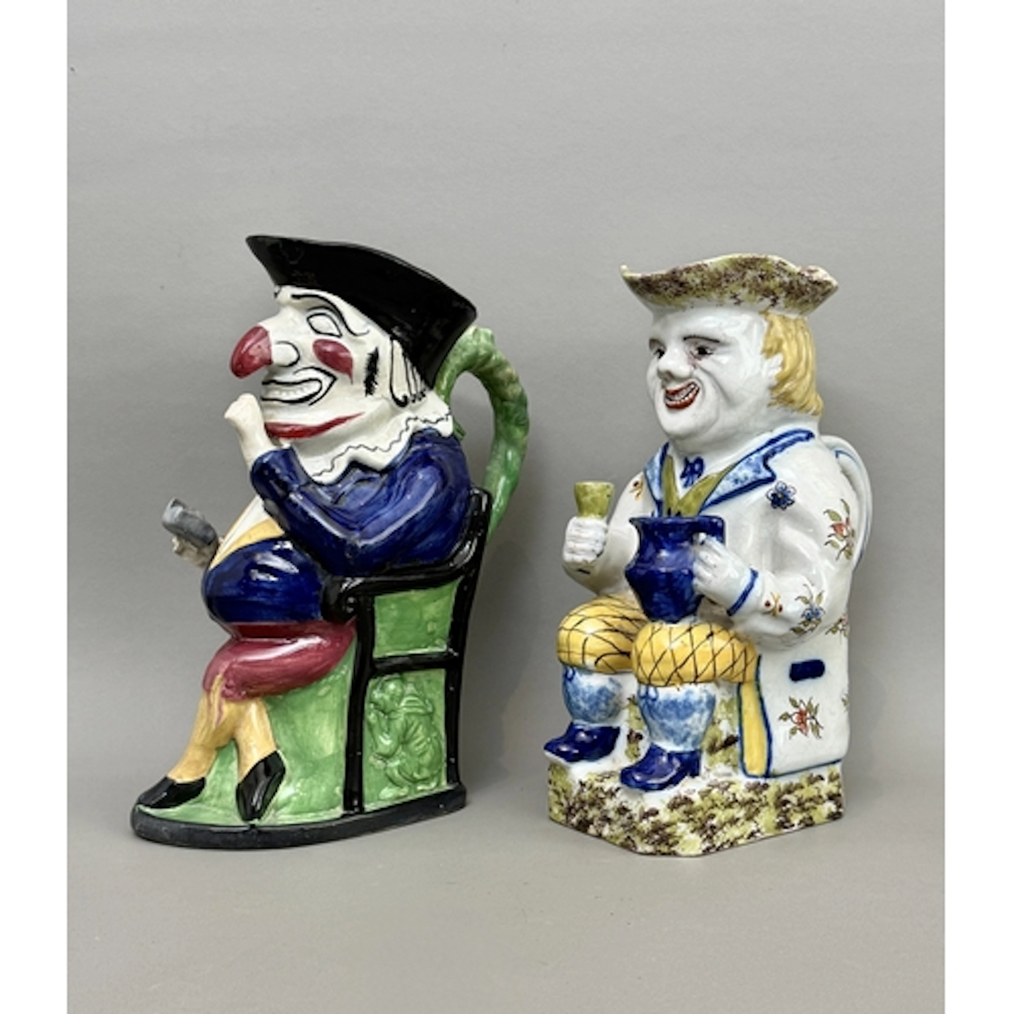 Two large 19th and early 20th century Toby jugs - comprising...