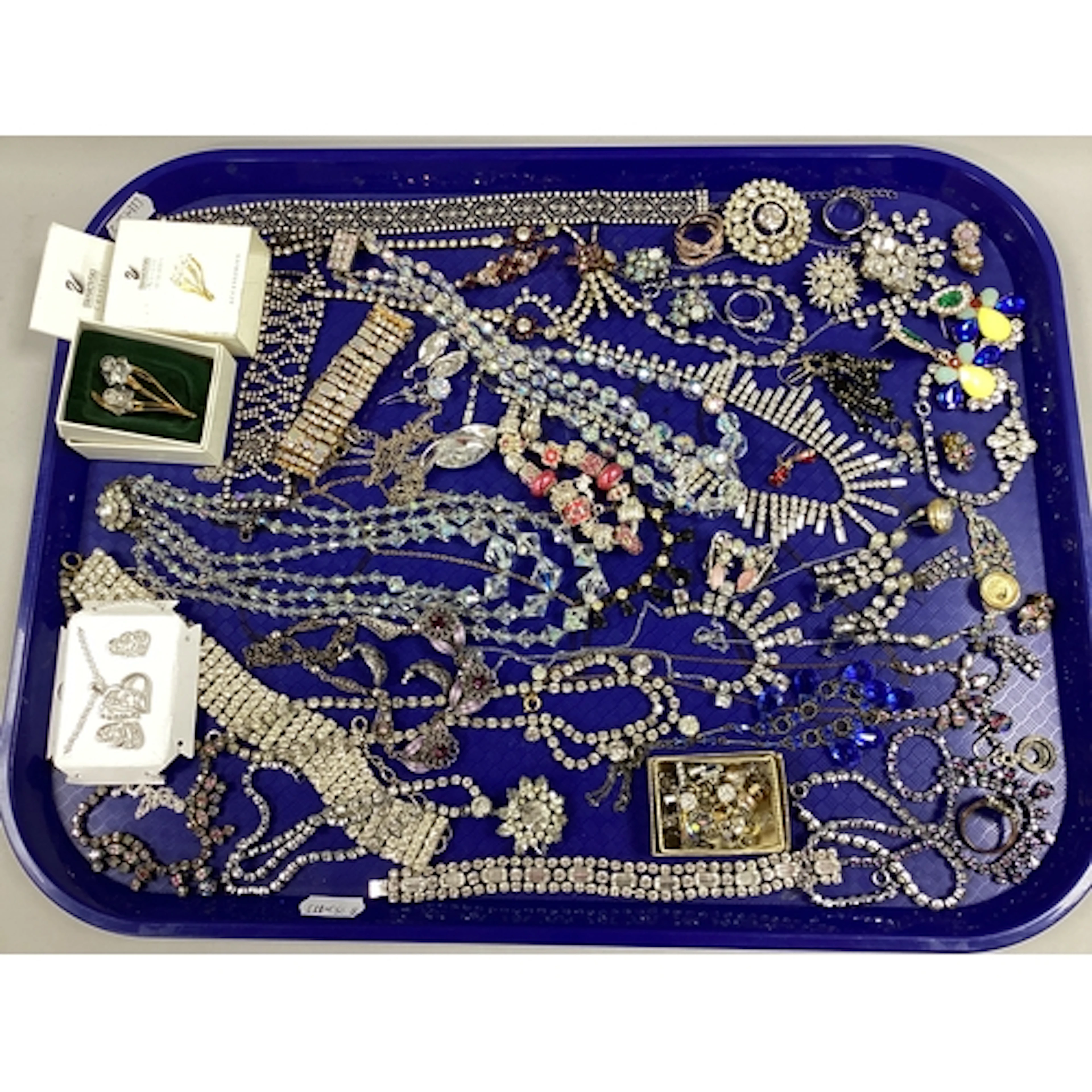 A Collection of Modern Costume Jewellery, to include a gilt ...
