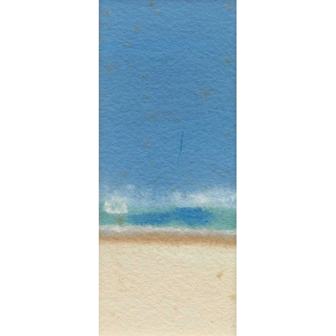 § John MILLER (1931-2002) Beach Gouache, stamp signed and i...