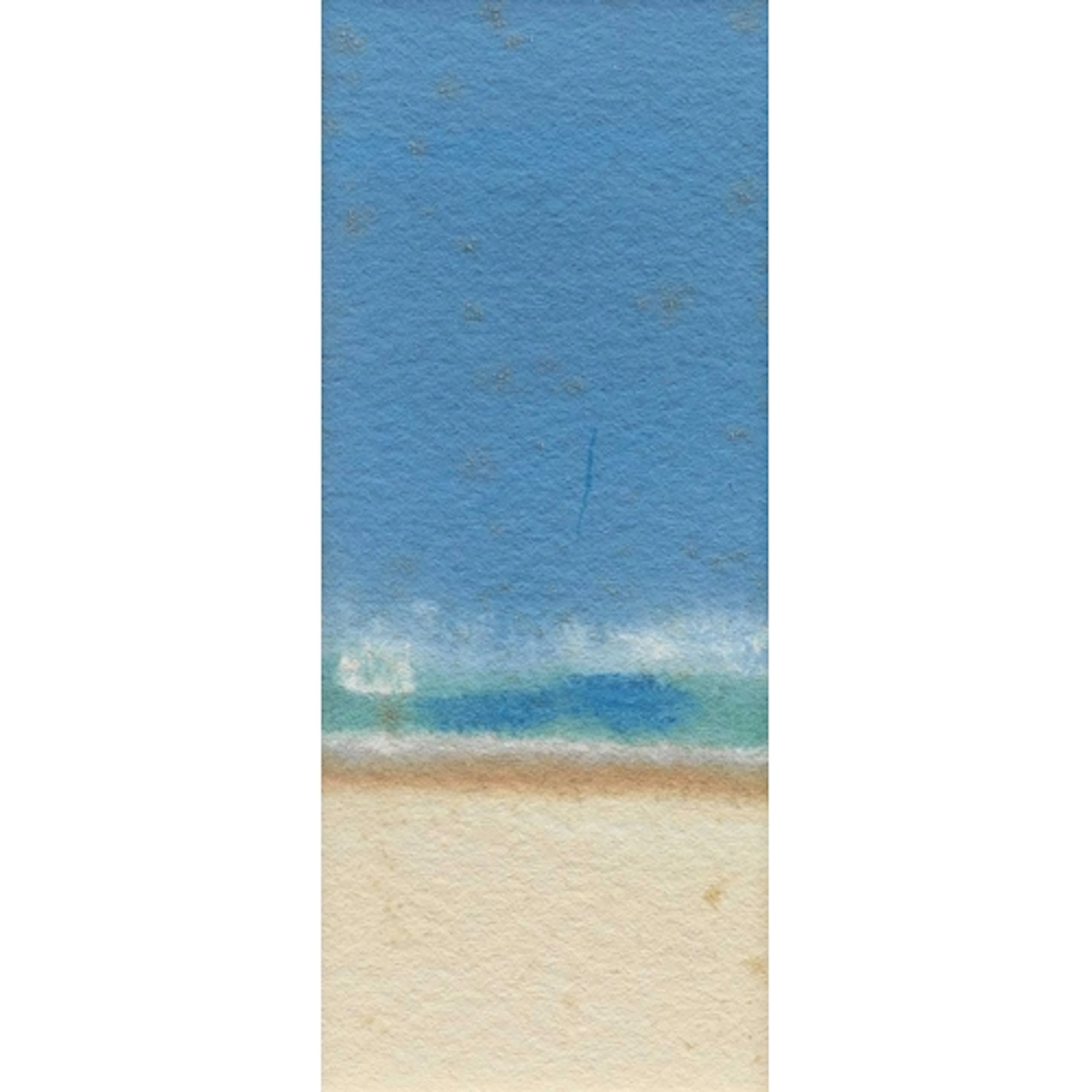 § John MILLER (1931-2002) Beach Gouache, stamp signed and i...
