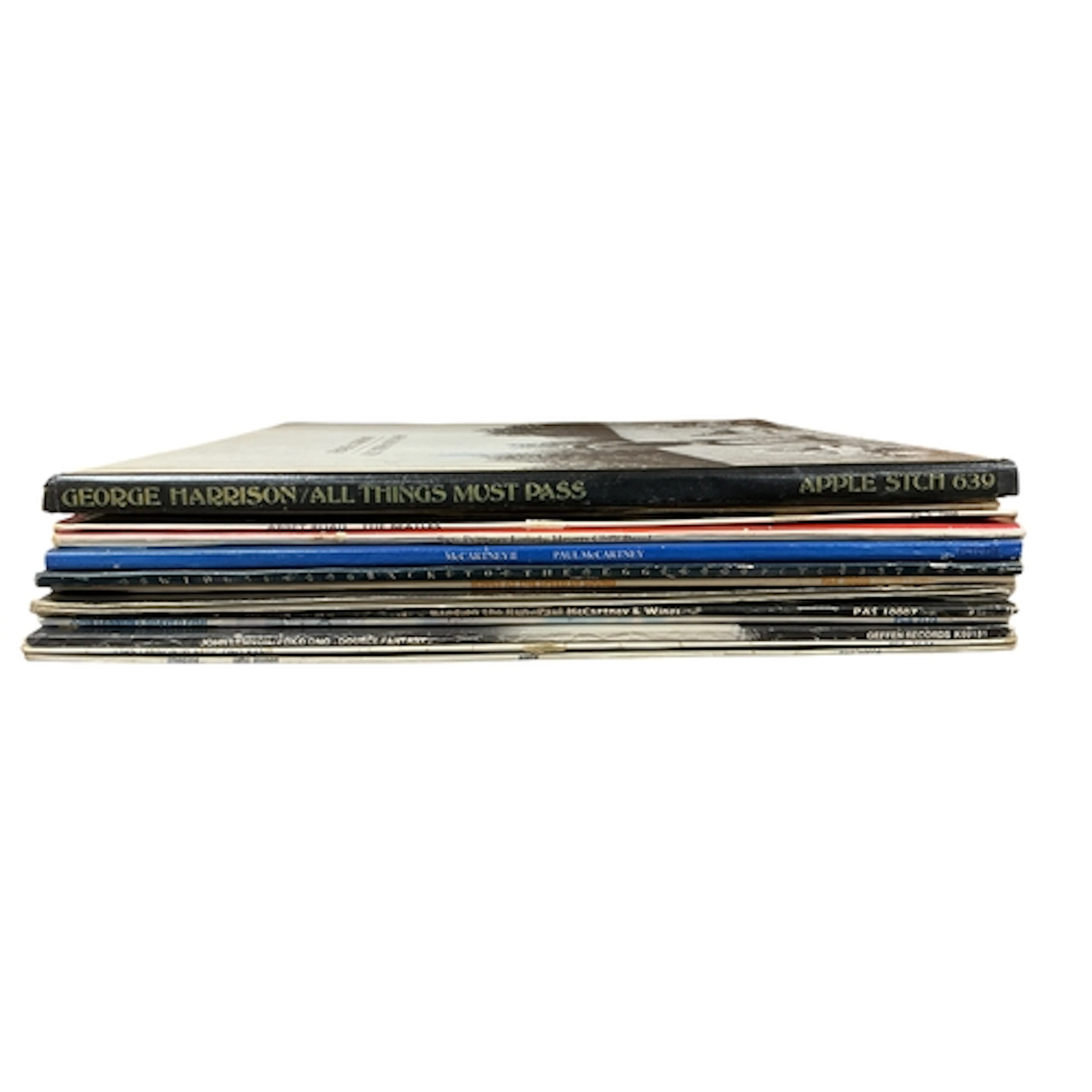 Thirteen The Beatles related LP record albums, including; Al...