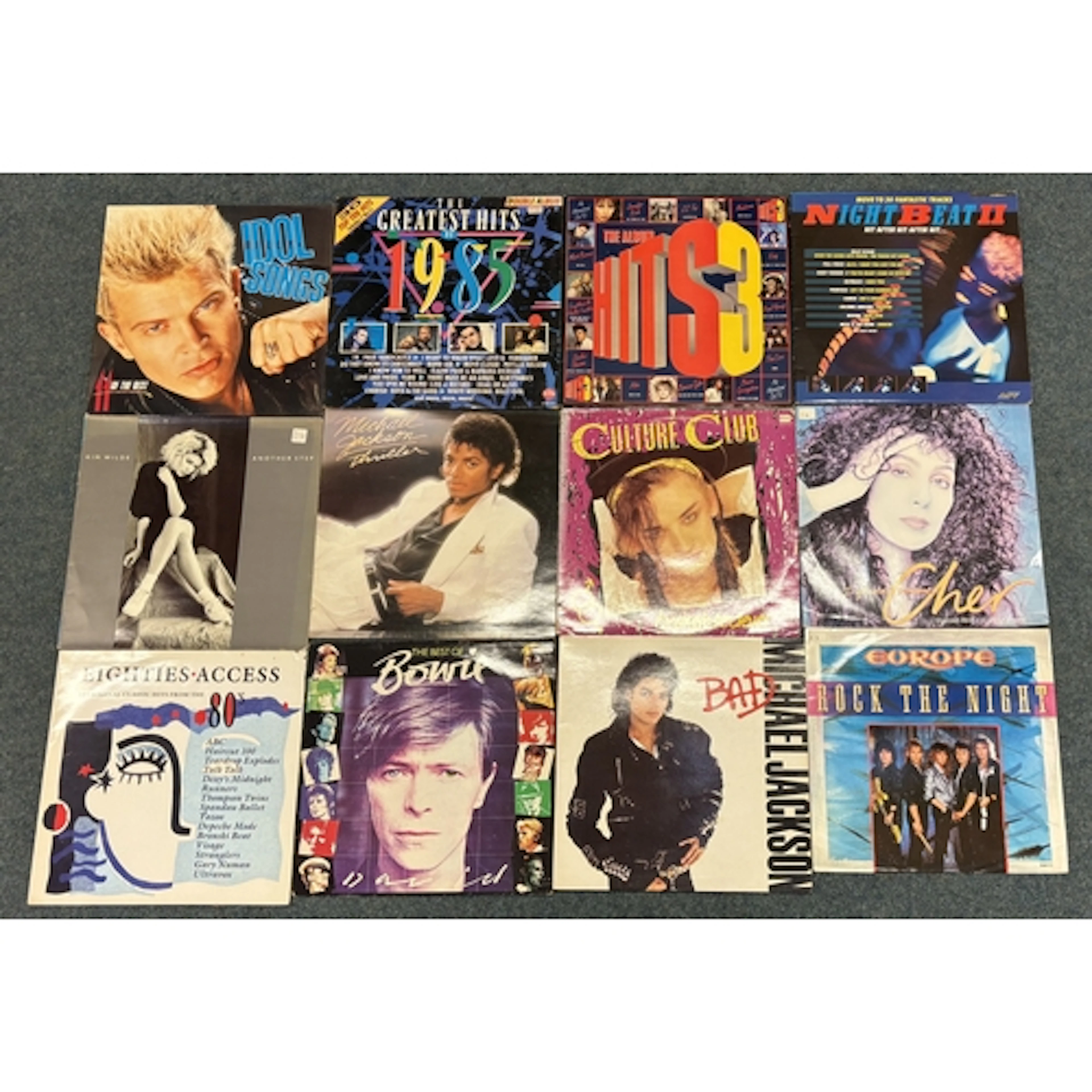 12 x LP vinyl records - To include 1980s Pop, Synth-Pop, New...