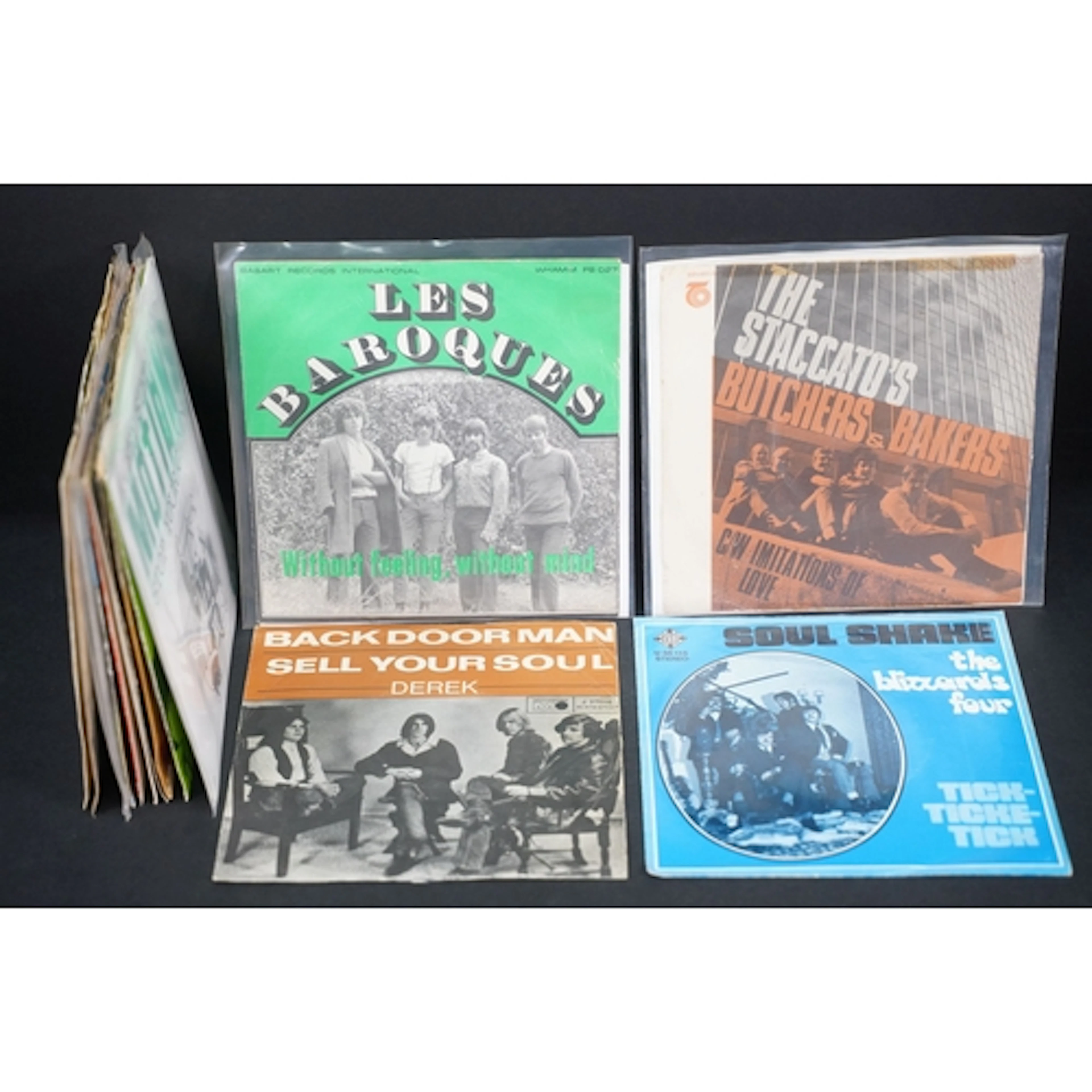 Vinyl - 14 Mod / Beat / Psych foreign pressing 7” singles wi...