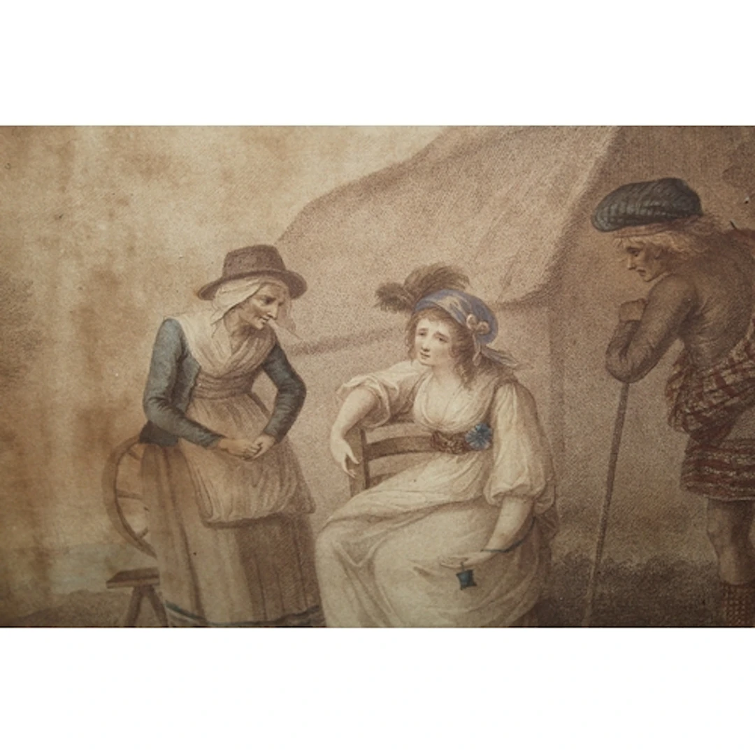 Pair of late 18th / early 19th Century stipple engravings, f...
