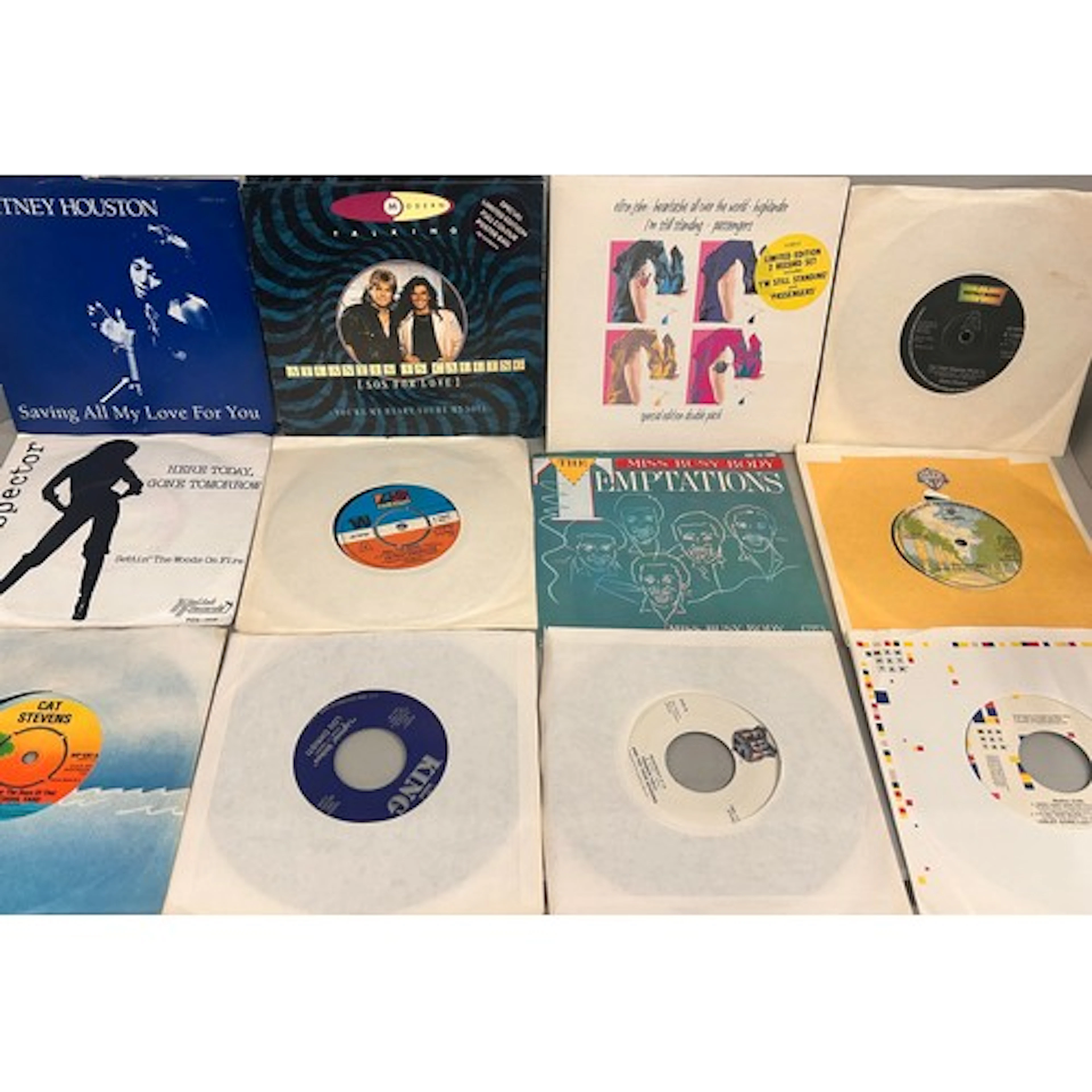 Collection of 45rpm singles to include The Floaters, Diana R...