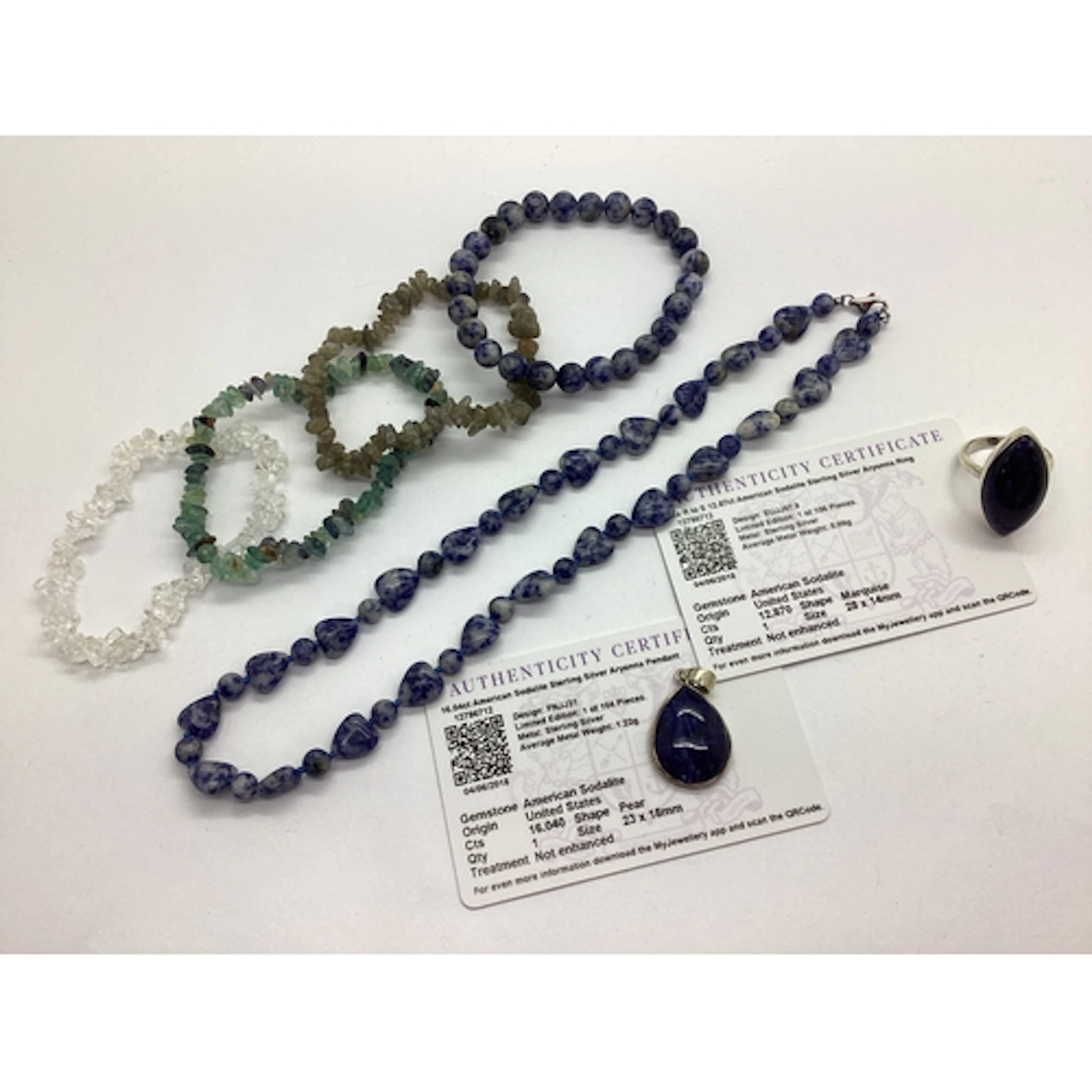 Gemporia; A Modern Marquise Shape Single Stone Sodalite Dres...