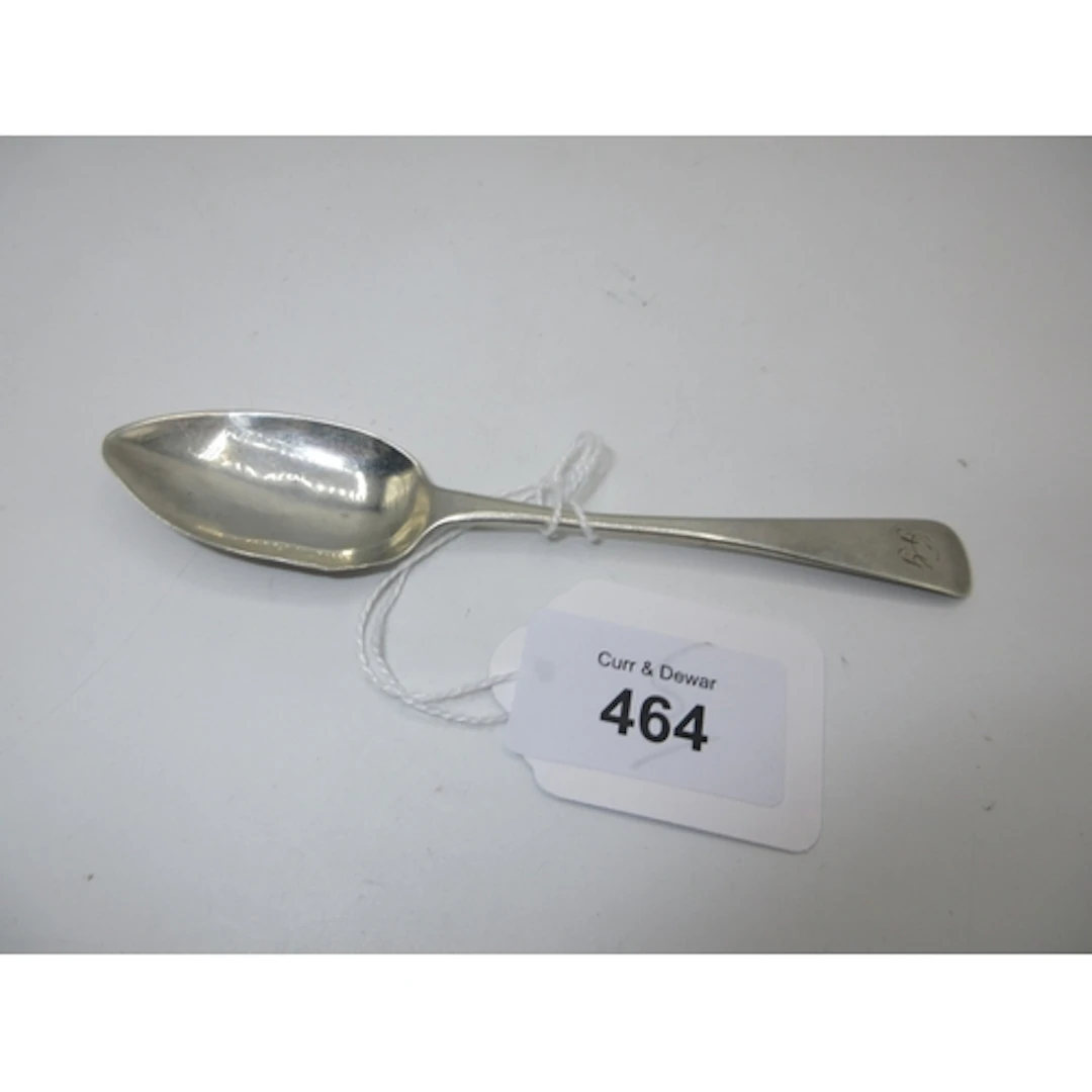 Scottish Provincial Silver Teaspoon by John McQueen Banff, 1...