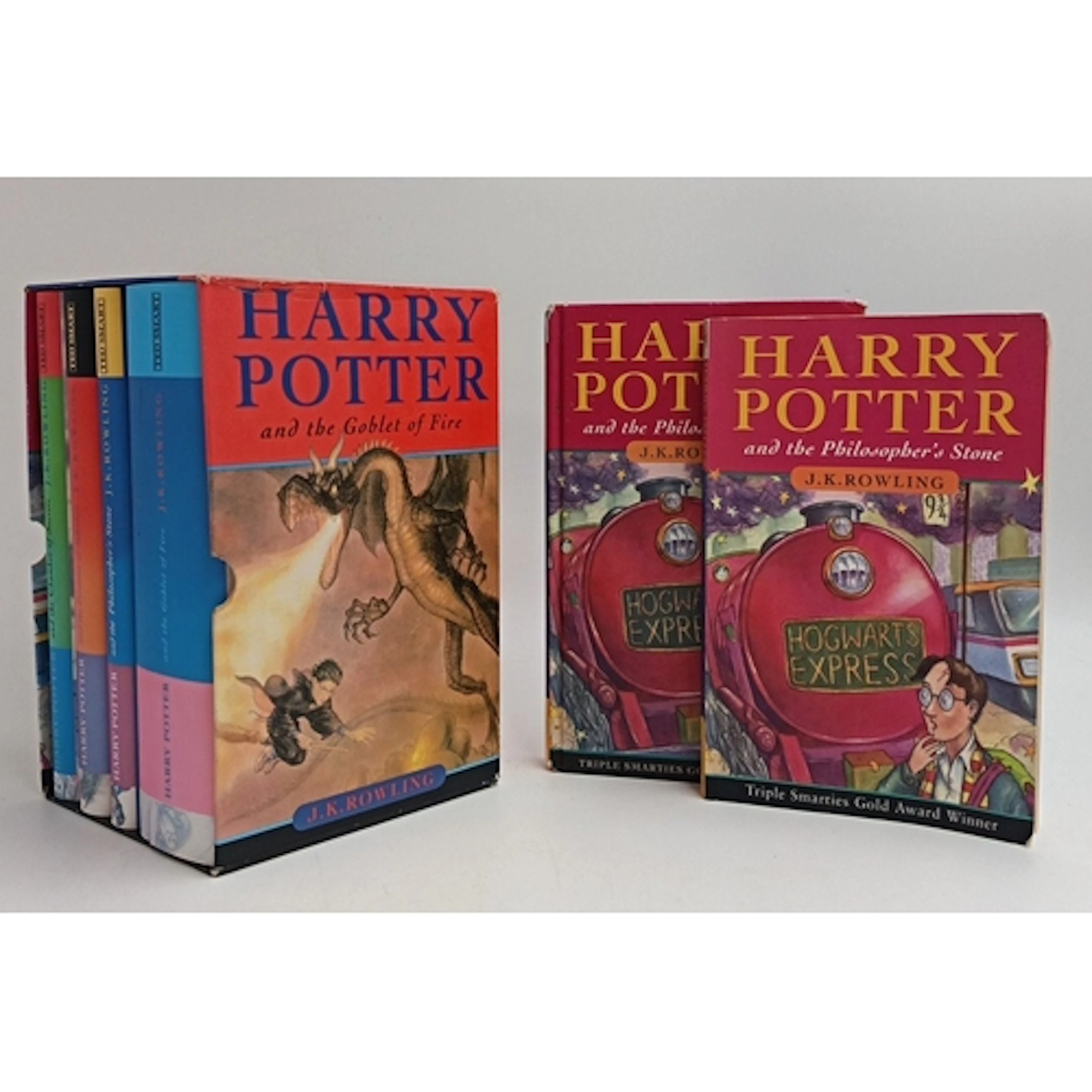 J.K. Rowling — Harry Potter titles, hardback and paperback