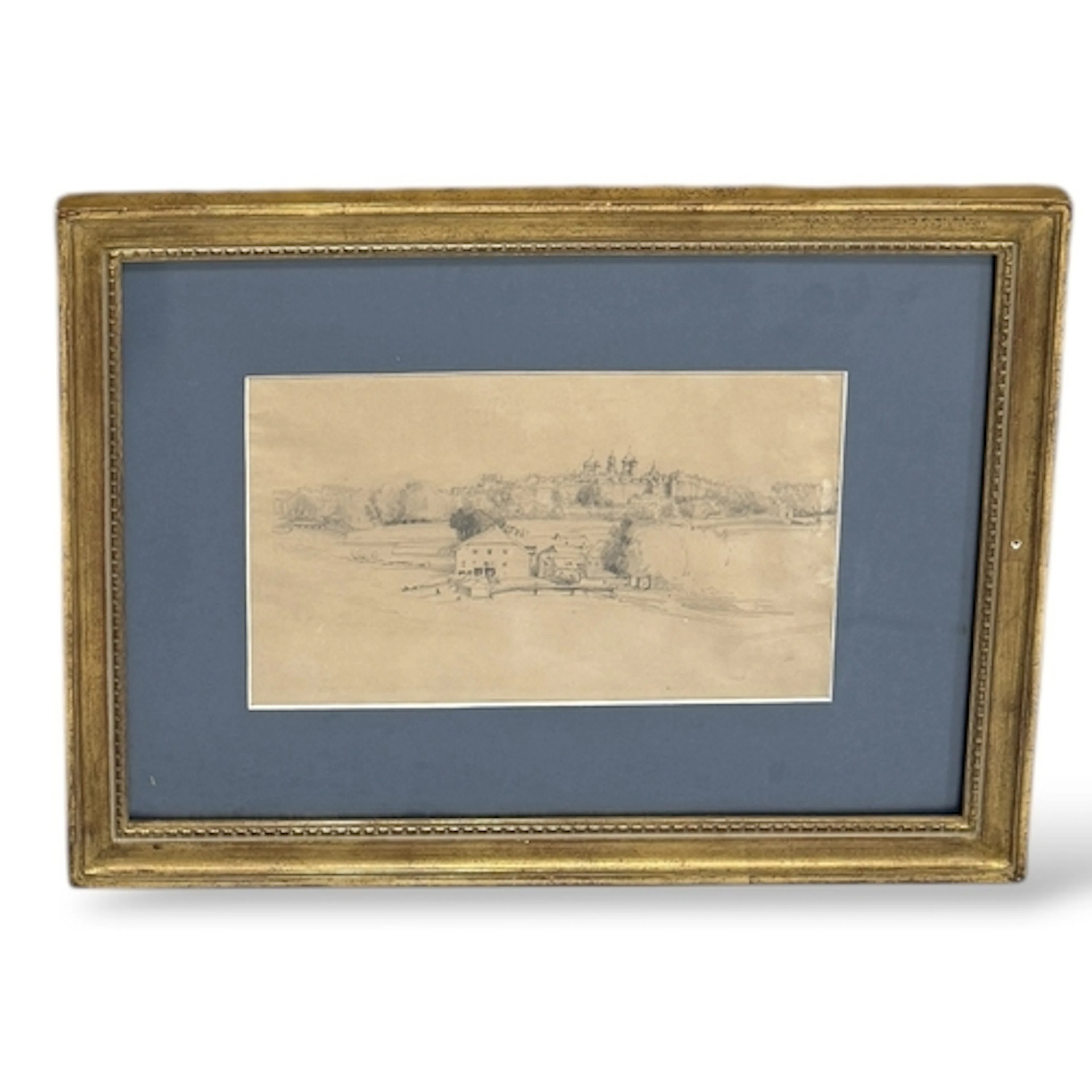 ATTRIBUTED TO EUGENE BOUDIN (FRENCH, 1824-1898): A PENCIL DR...