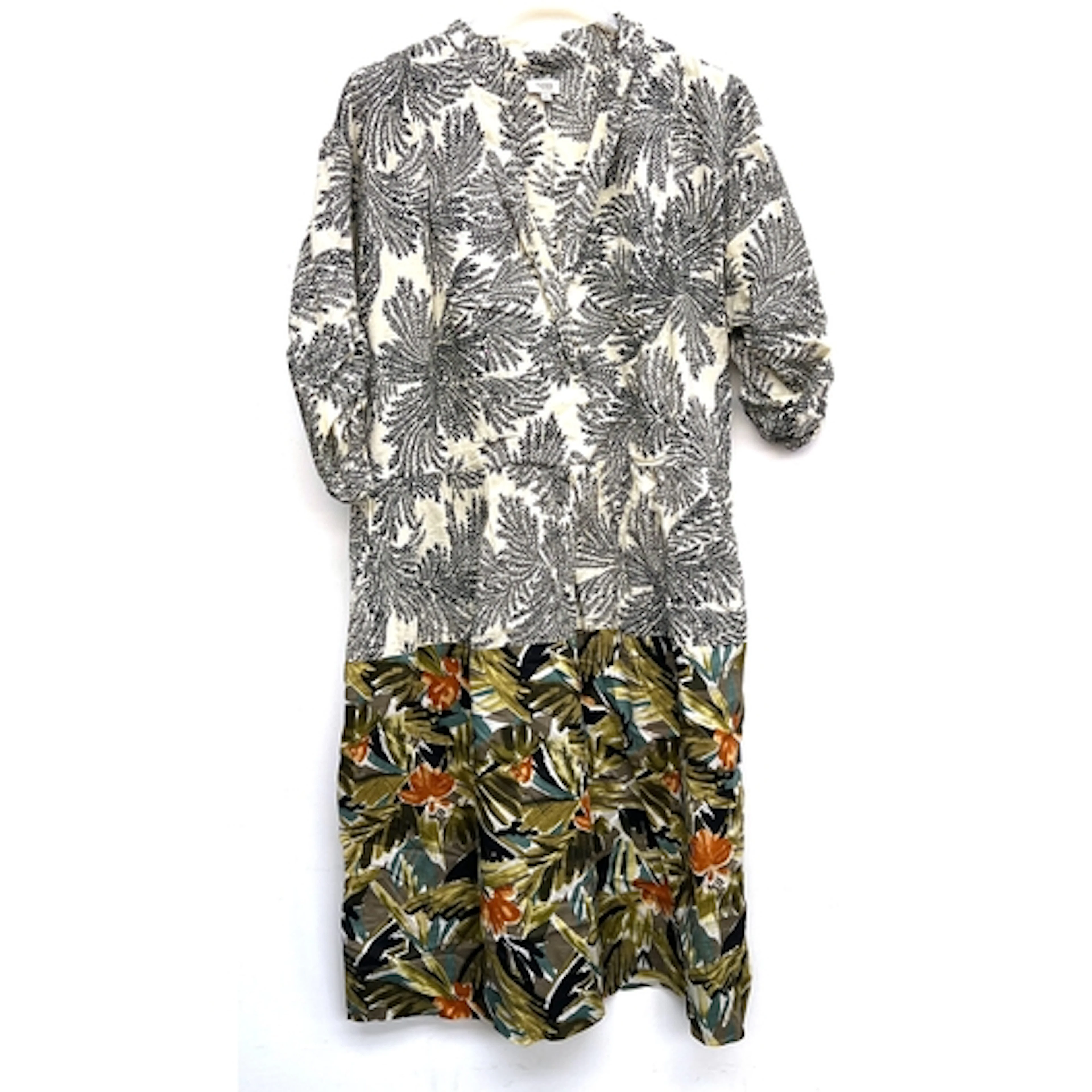 A Hoss cotton dress with floral print, size 44; together wit...