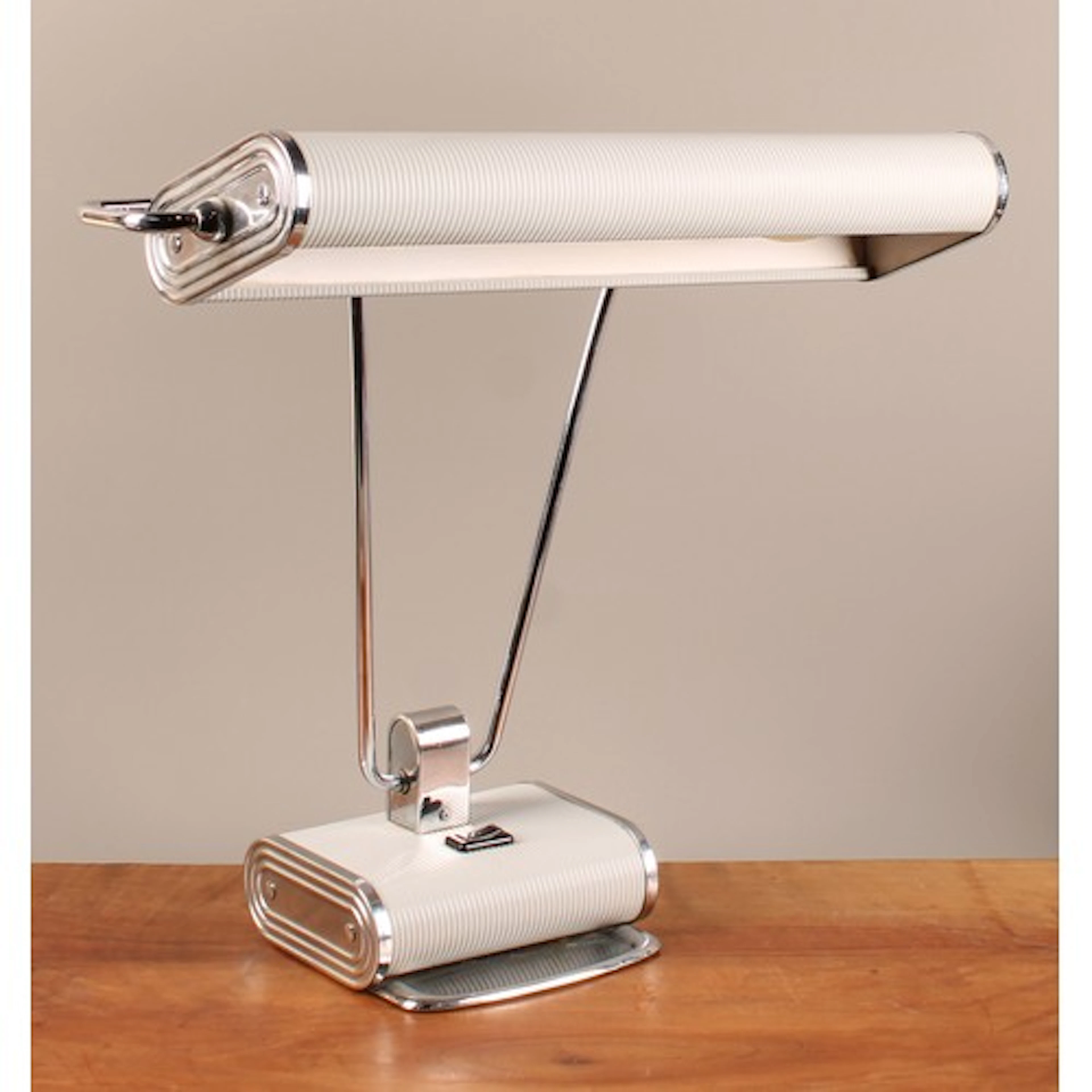 A Jumo (Paris) No.71 desk lamp designed by Eileen Gray (1878...
