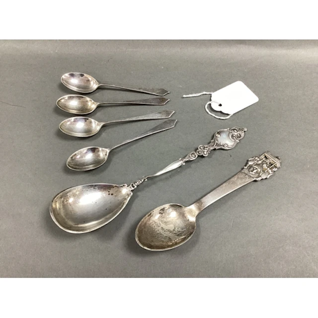 W. & S. Sørensen; A Danish Fairy Tale Spoon, featuring a fig...