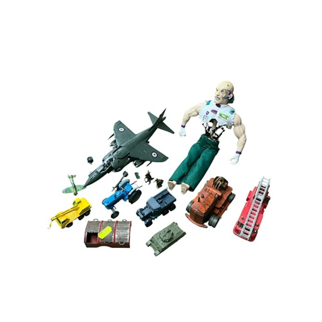 Selection of vintage die-cast vehicles inc. Matchbox Dodge C...