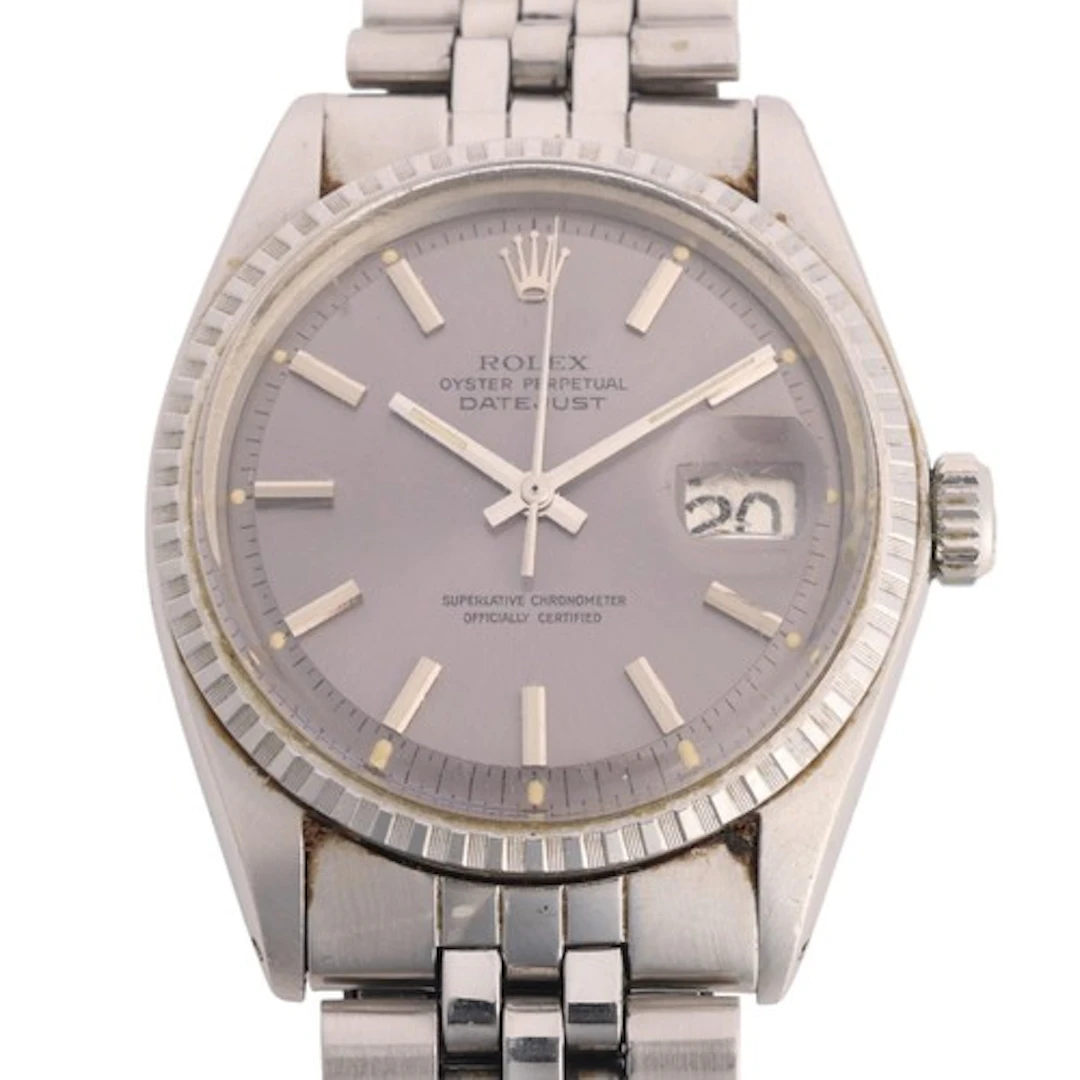 ROLEX - a Vintage stainless steel Oyster Perpetual Datejust ...