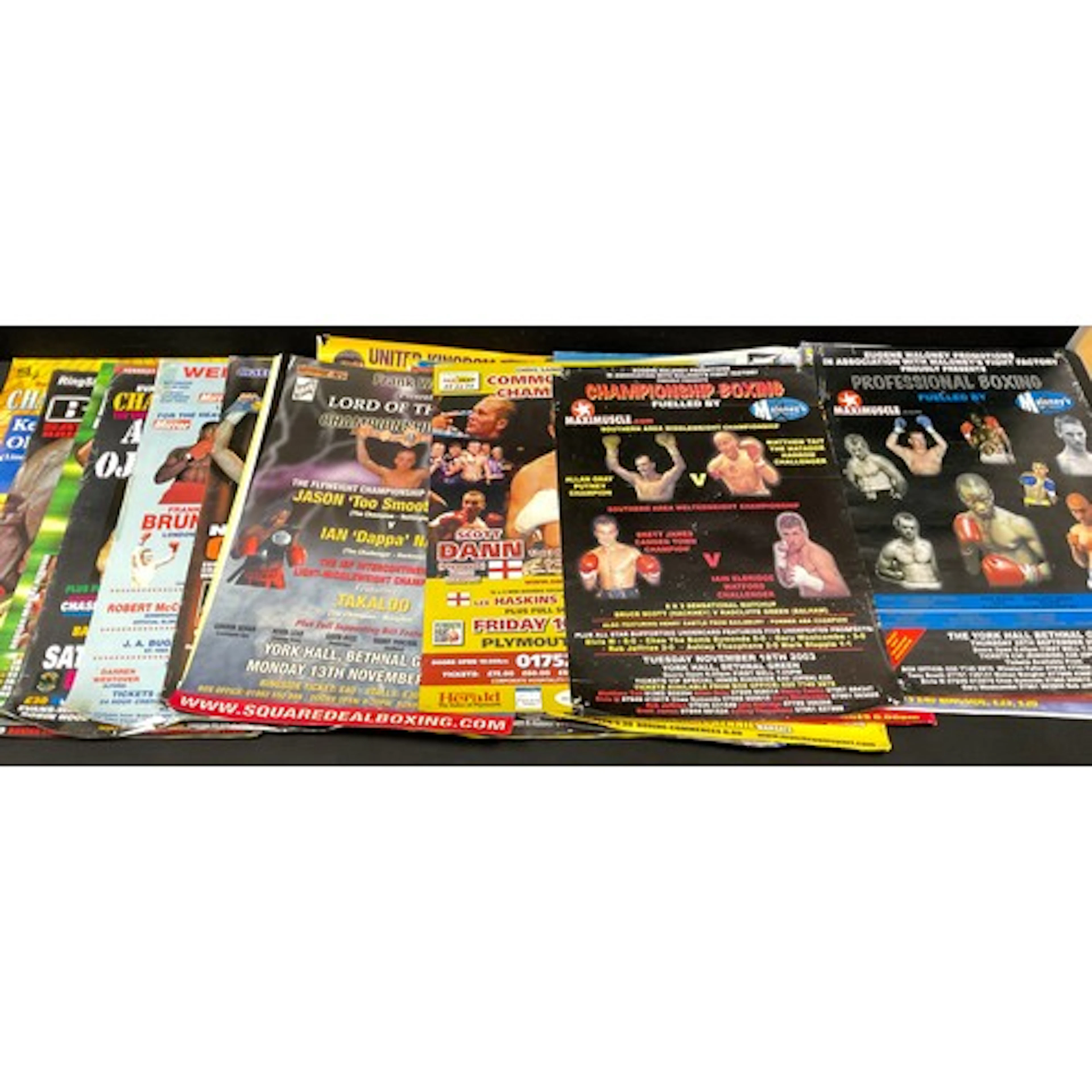 Boxing - a collection of over 40 boxing event posters inc Fr...