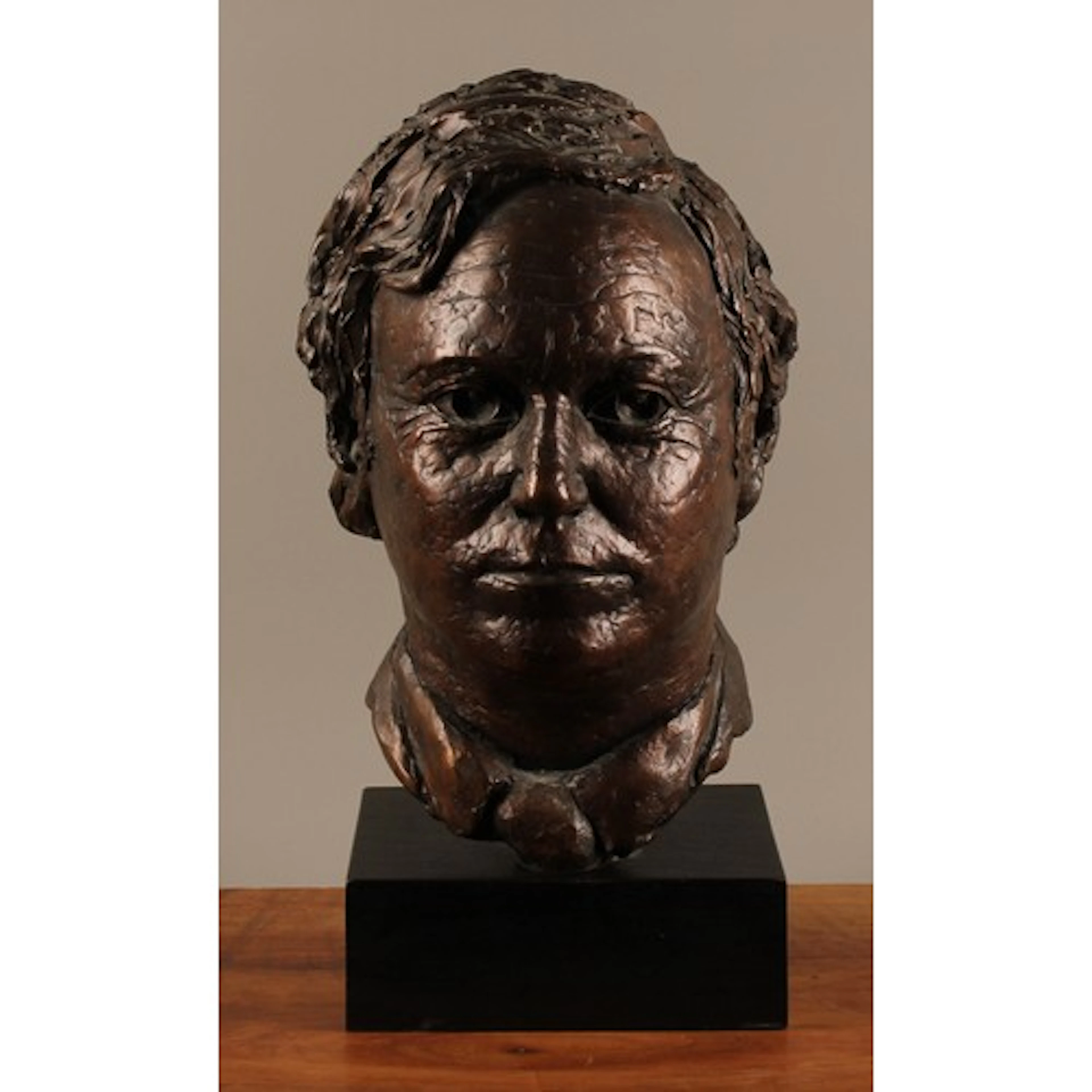 English School (20th century), a brown patinated bronze port...