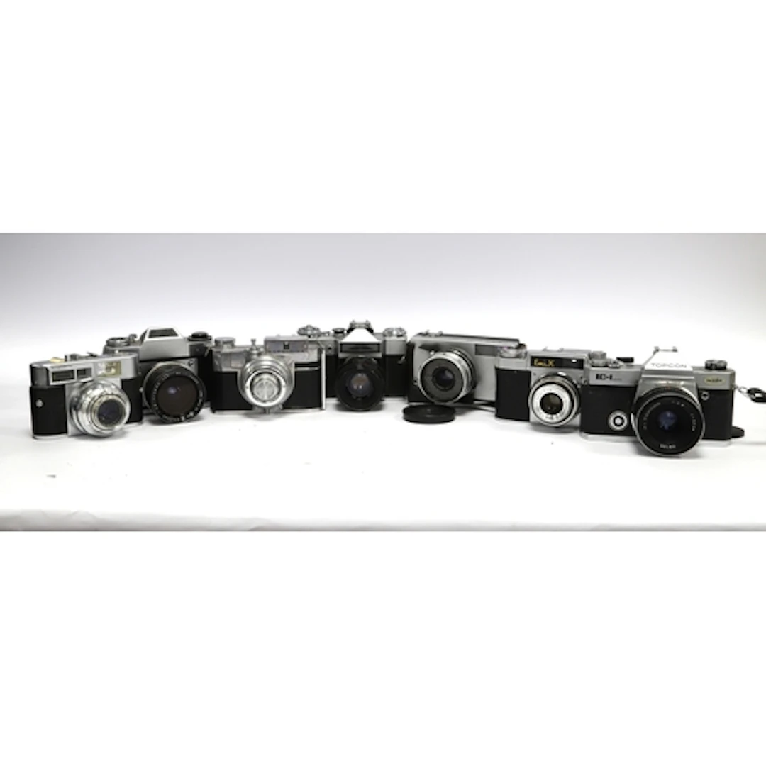 A quantity of 35mm Film Cameras to include Zorki 11, Exa 500...