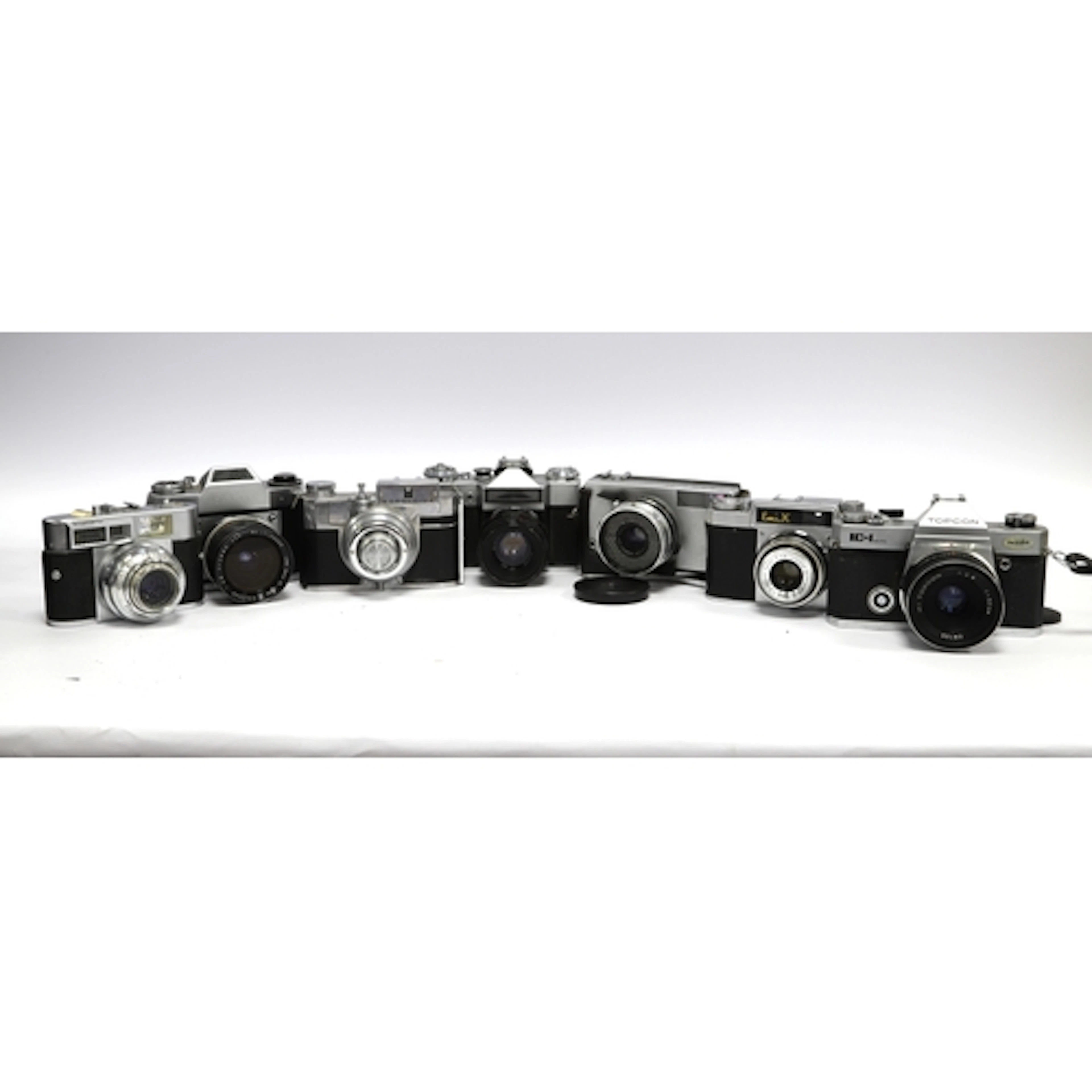 A quantity of 35mm Film Cameras to include Zorki 11, Exa 500...