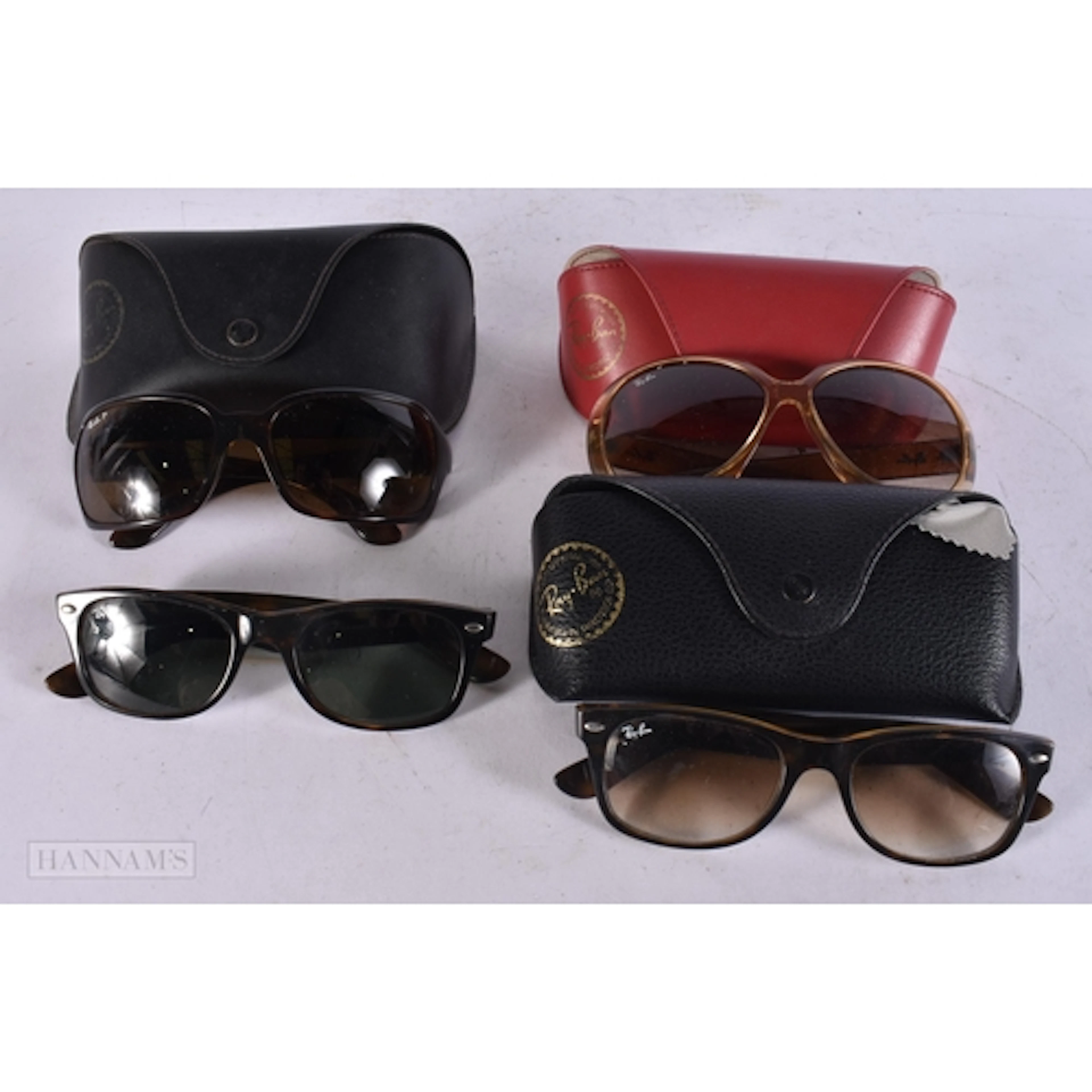 Raybans Designer Sunglasses Cased & Loose. (4)