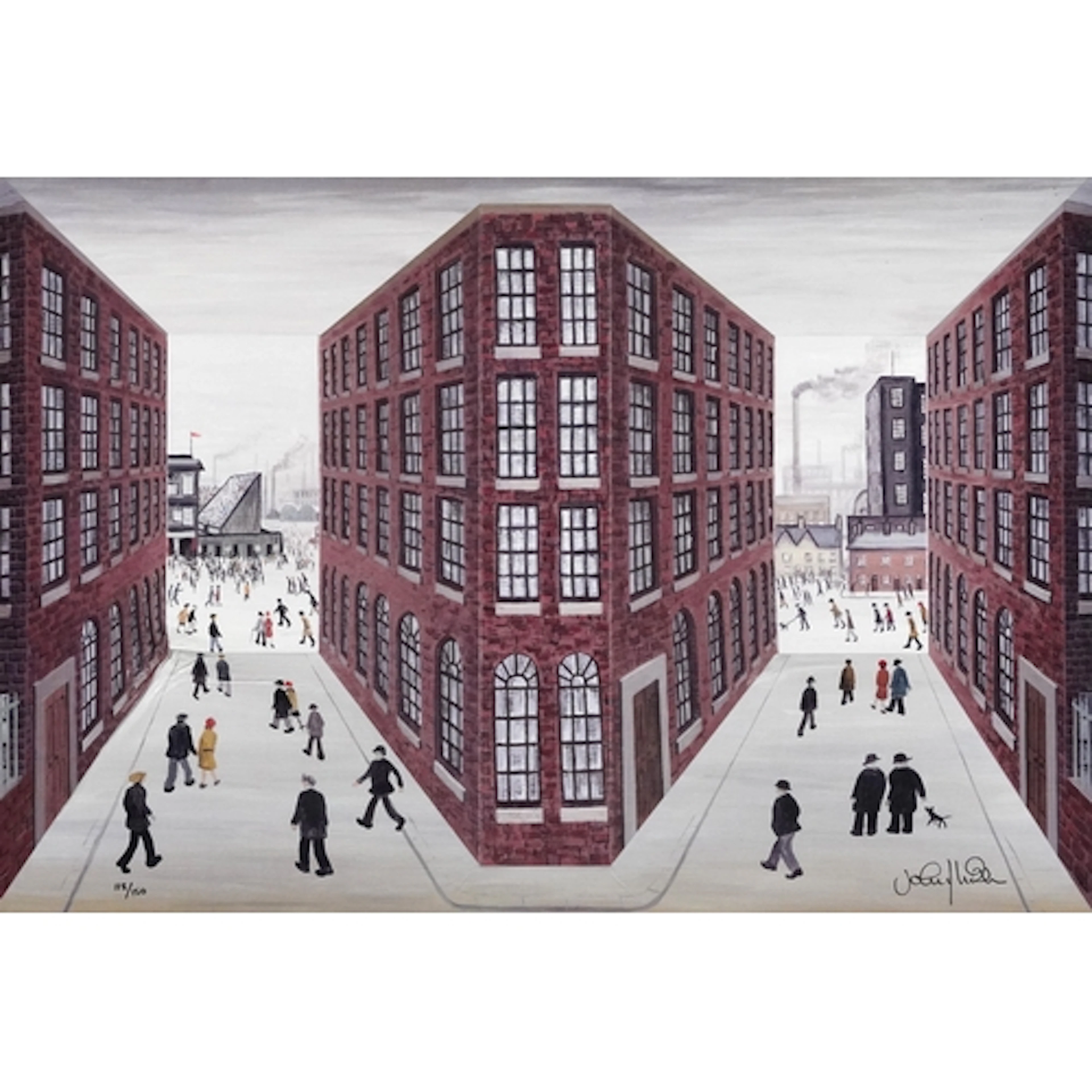 John Wilson - Match Day, contemporary British school 3D wall...