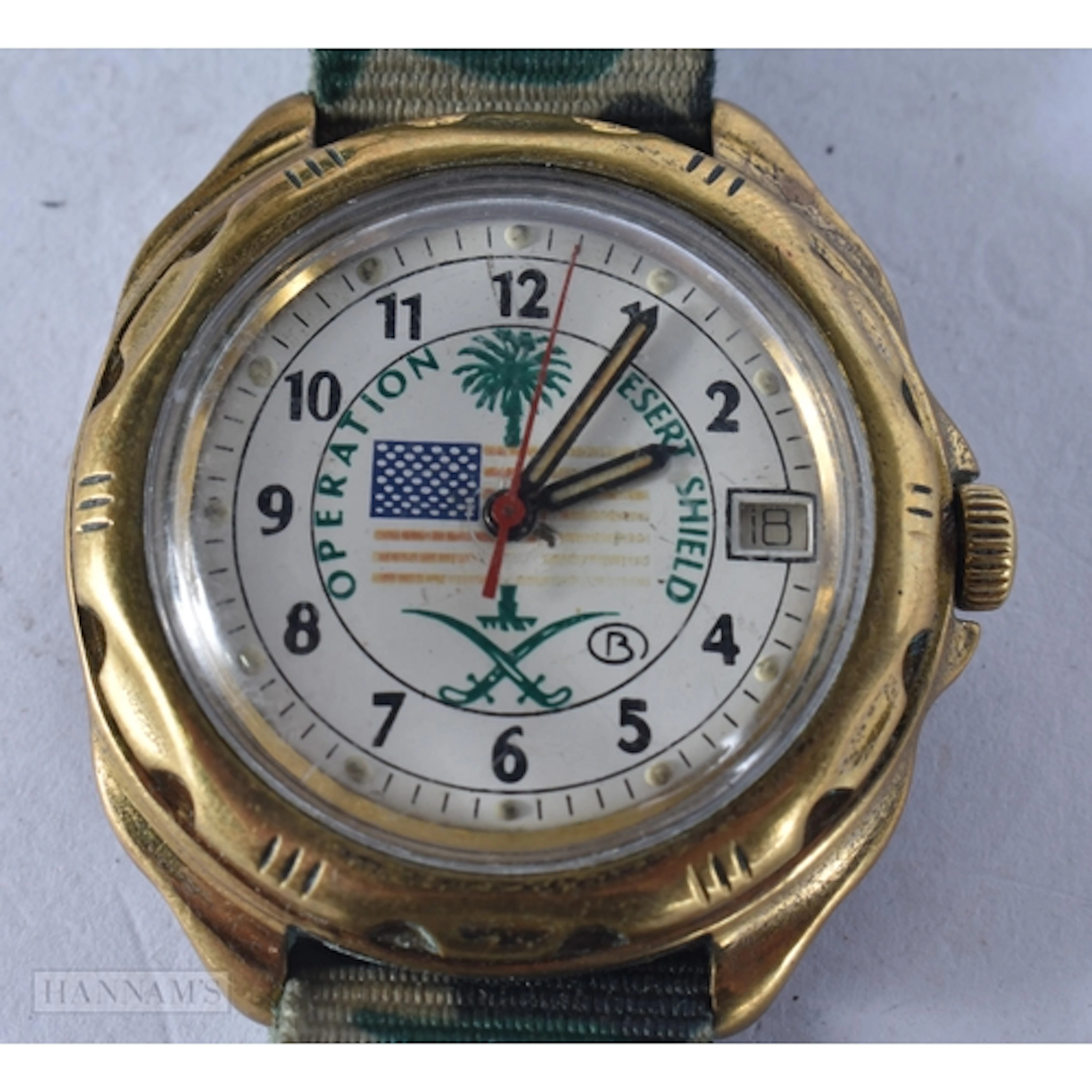 Vostok Operation Desert Shield Gulf War Hand Wind Watch Work...