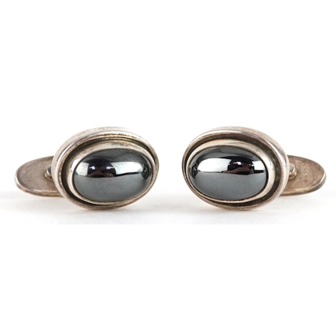 Harald Nielsen for Georg Jensen, pair of mid century Danish ...