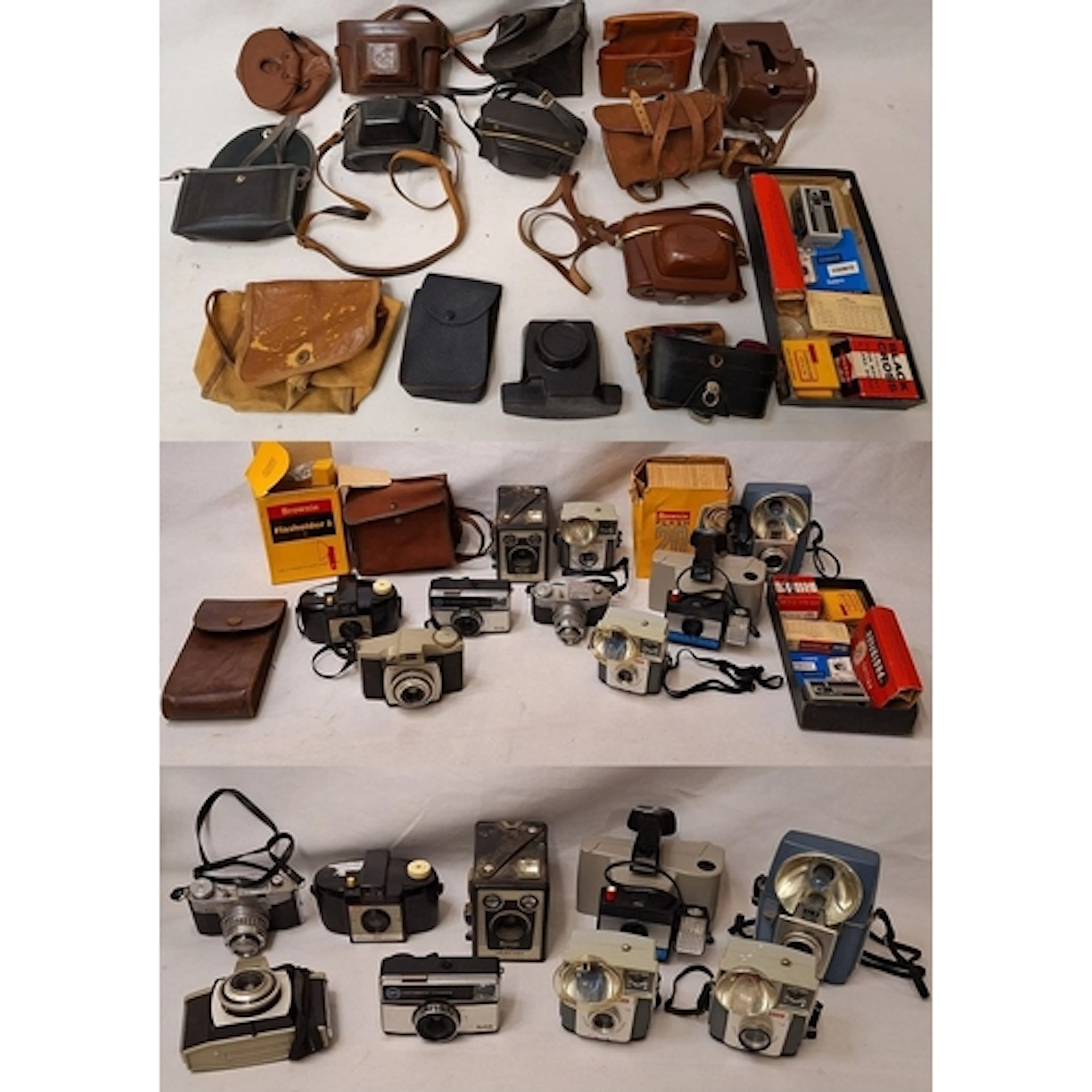 Vintage Cameras incl. Kodak, instamatic, Comet, Kodak Starmi...