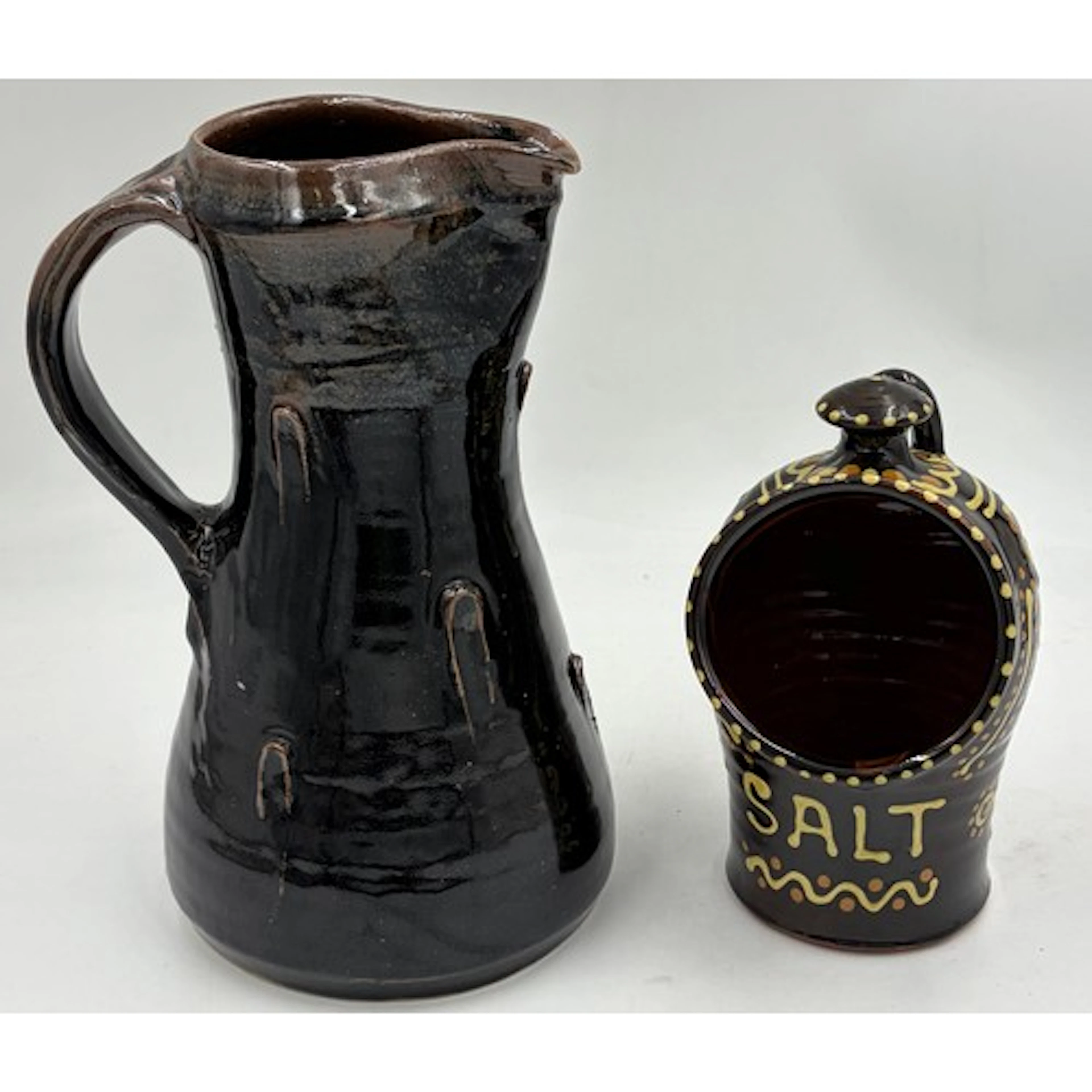 Jeremy Leach (b.1941) Studio Pottery Jug 29cm h together wit...