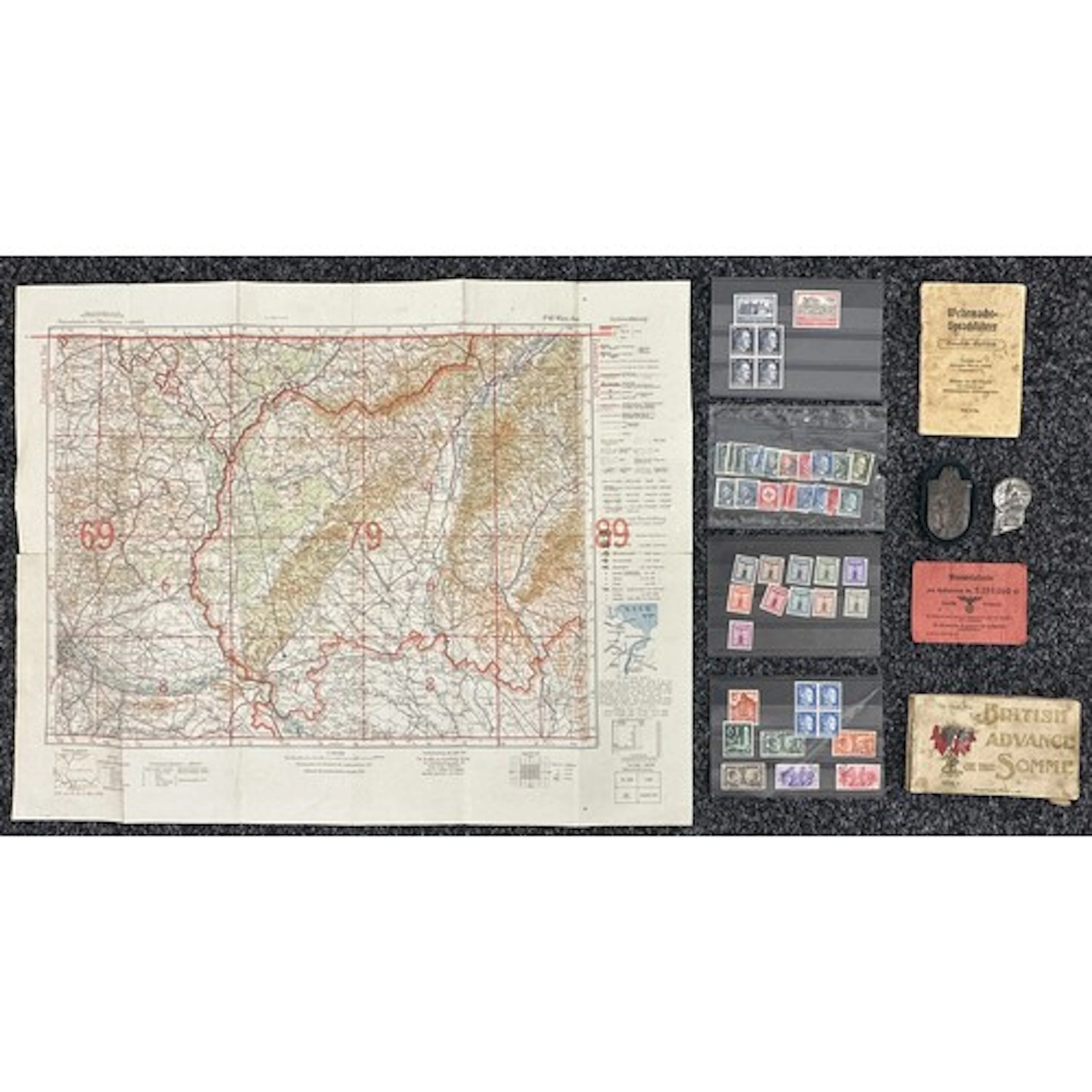 WW2 Third Reich collection to include: Postage Stamps, Wehrm...
