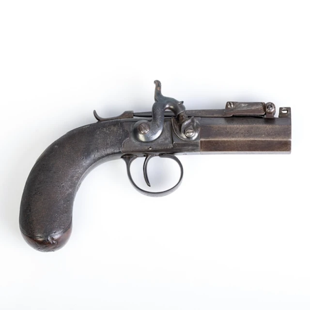LARGE BORE PERCUSSION CAP PISTOL BY BENTLEY. Large bore perc...