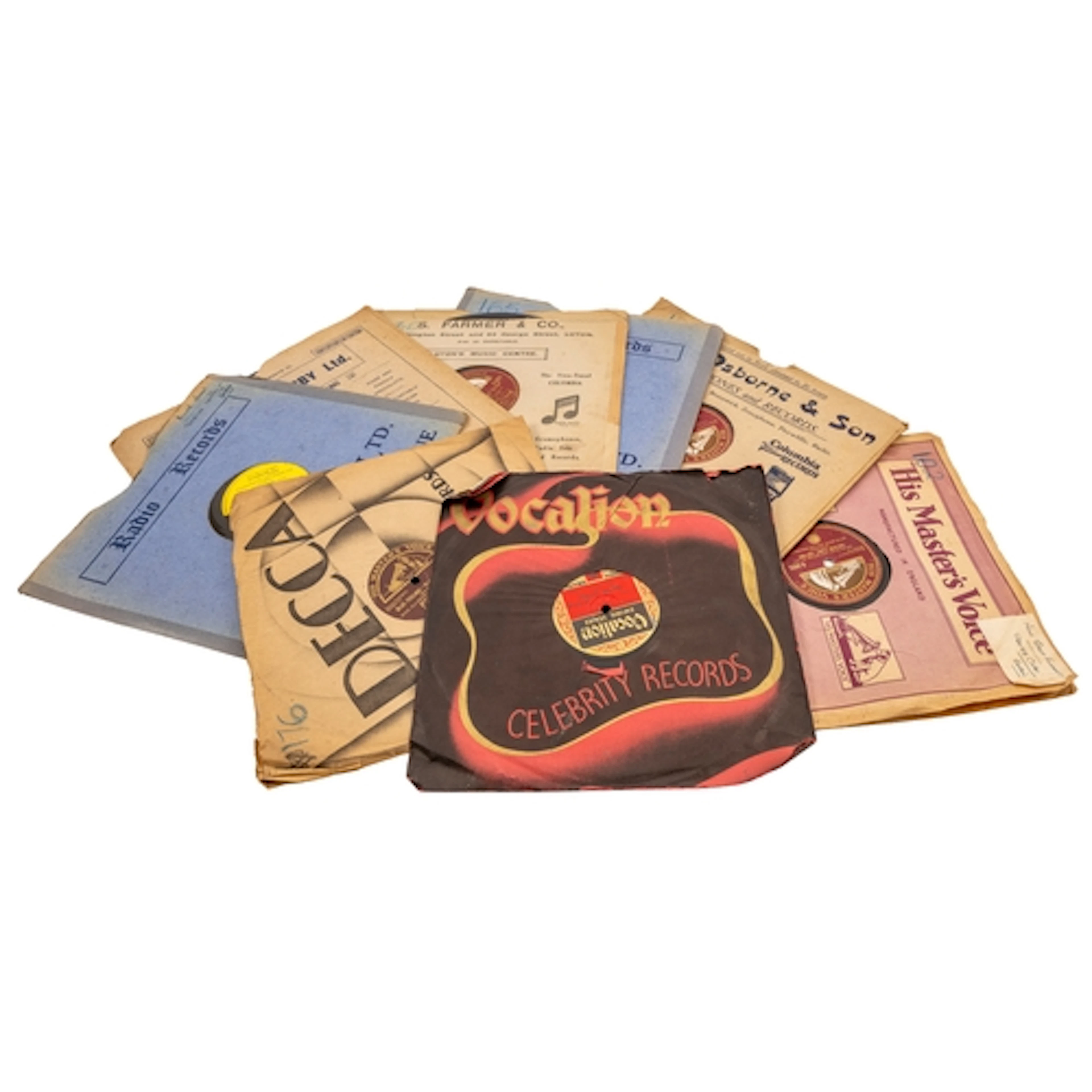 A group of over sixty Jazz 78 rpm records, mostly in very go...