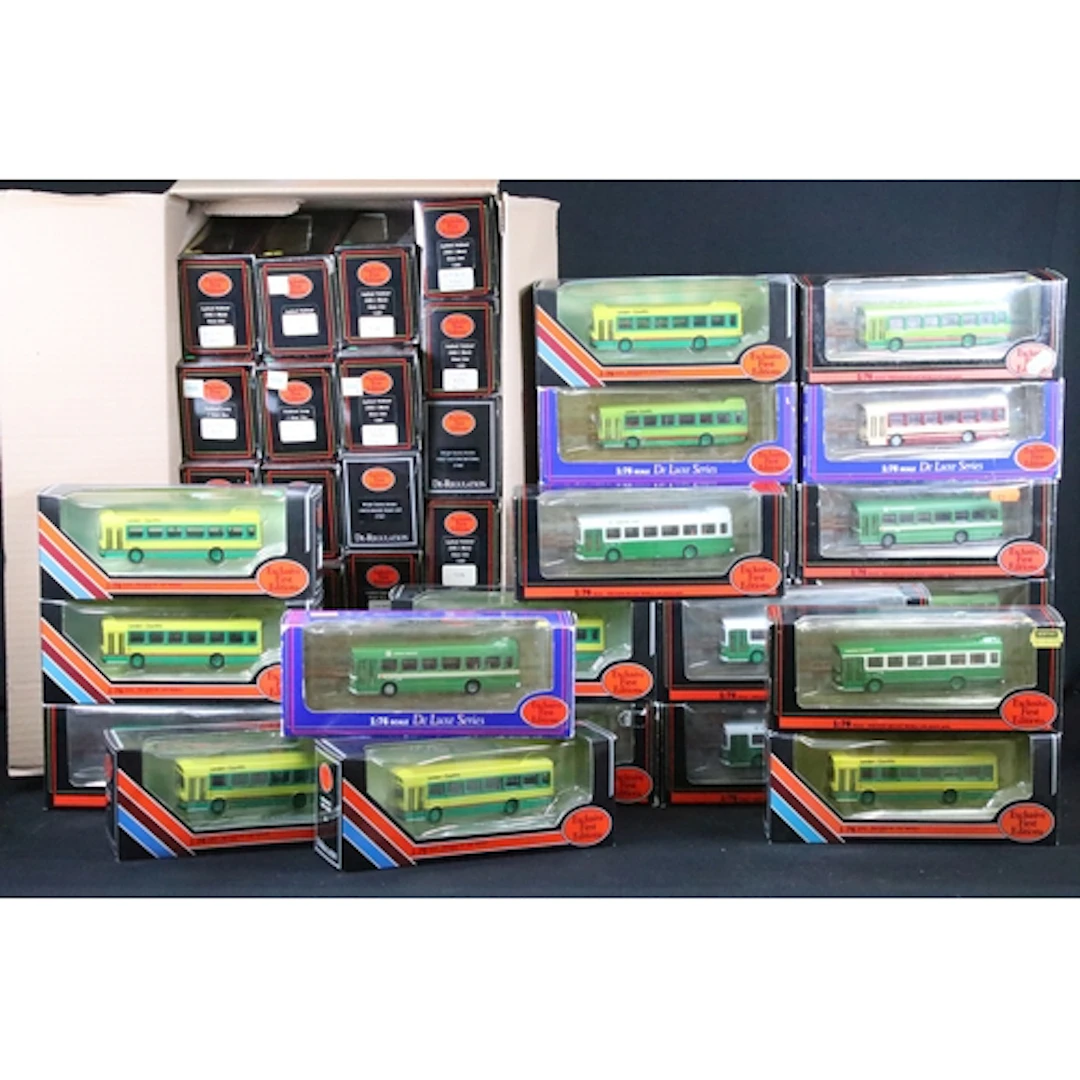44 Boxed EFE Exclusive First Editions diecast model buses to...