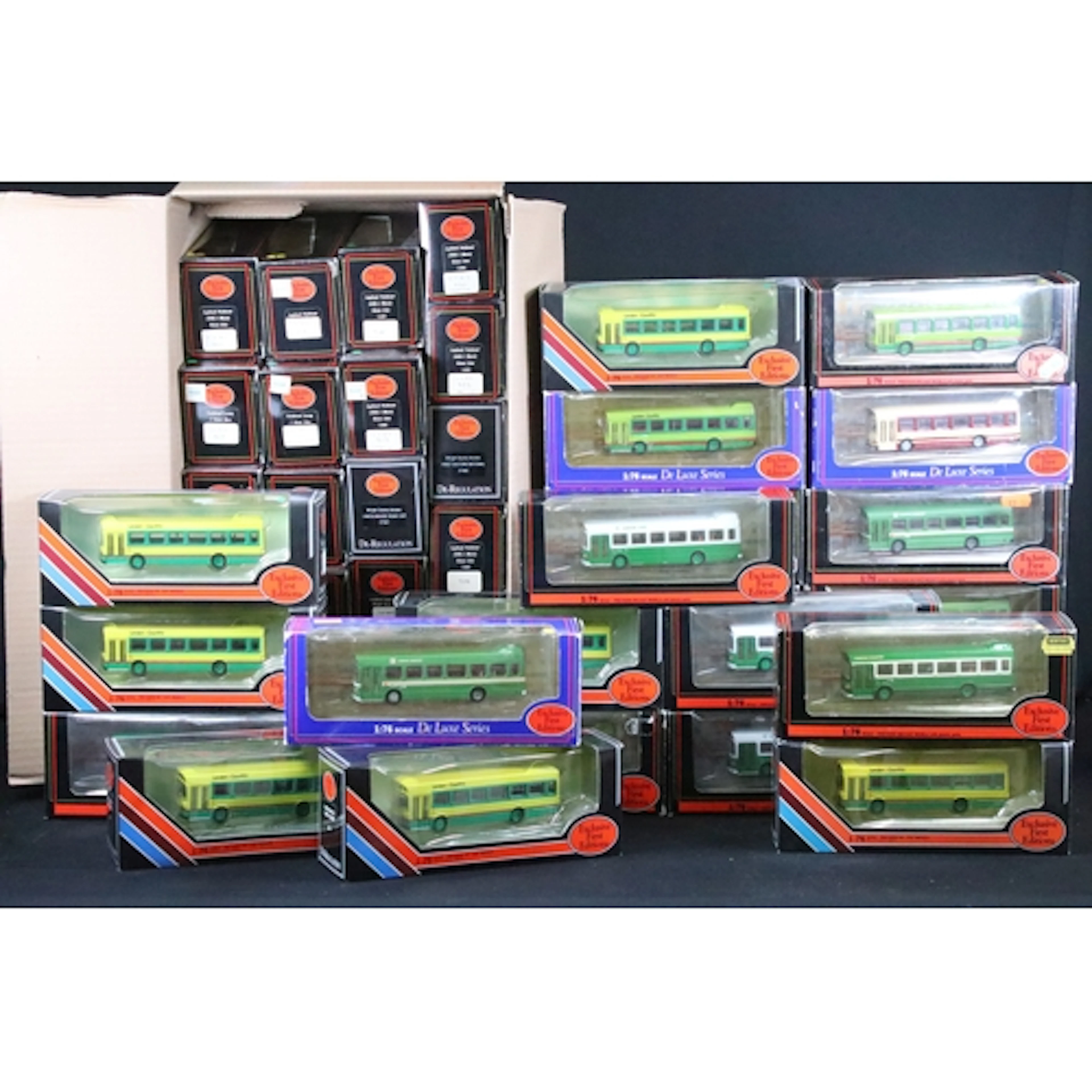 44 Boxed EFE Exclusive First Editions diecast model buses to...