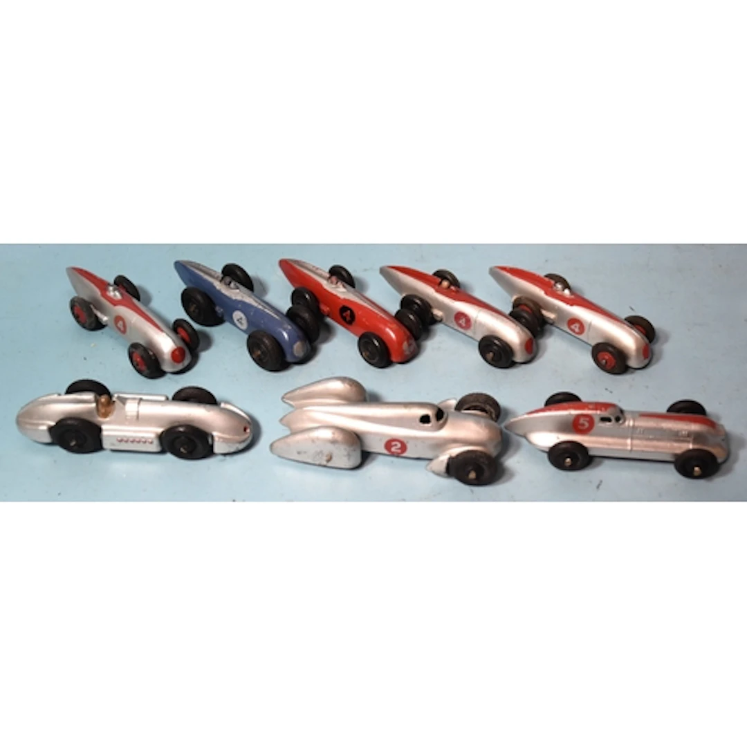 Dinky Toys, eight '23 Series' racing cars, to include five 2...
